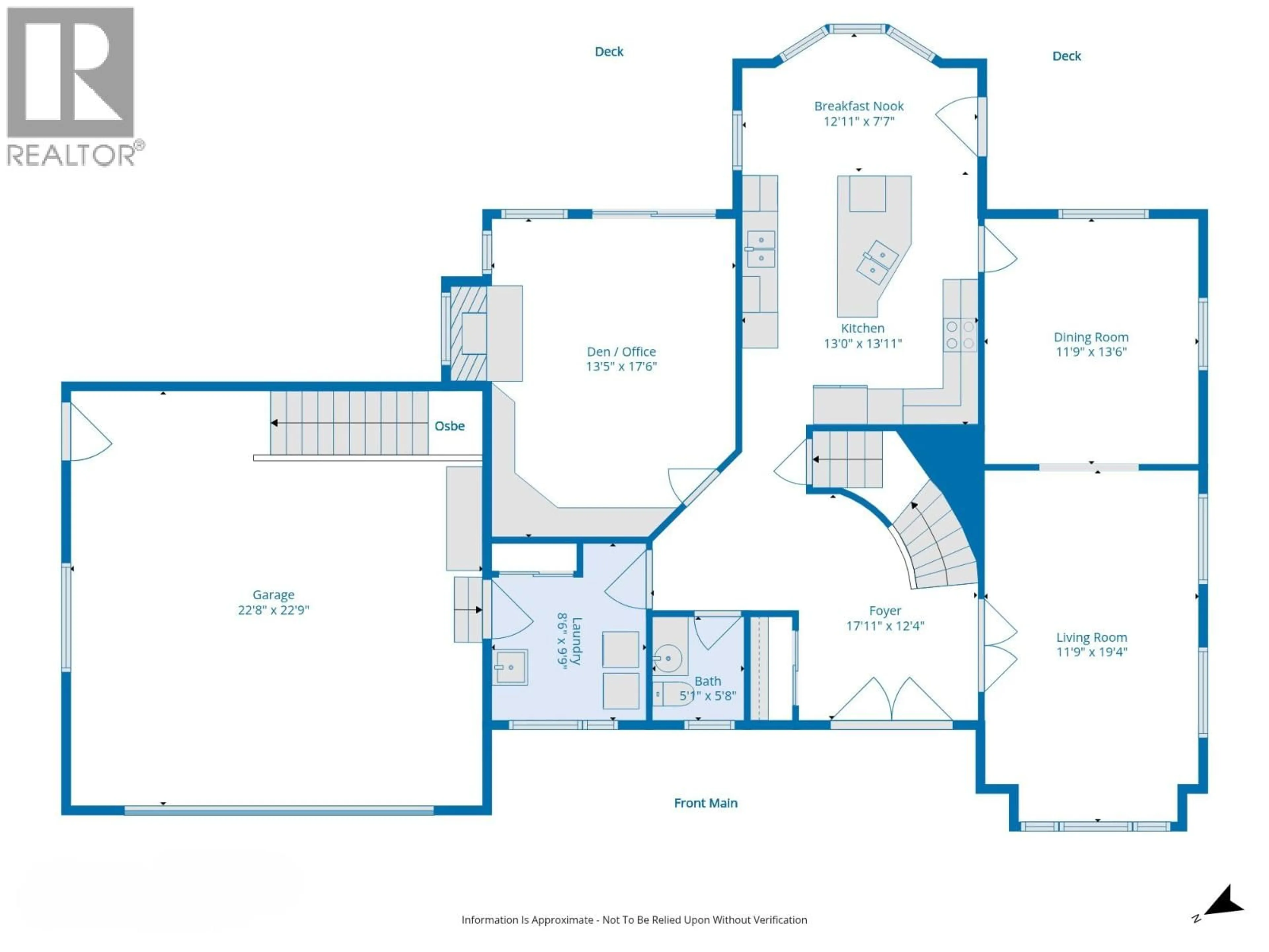 Floor plan for 8419 SUMMER PLACE, Prince George British Columbia V2K4Z8