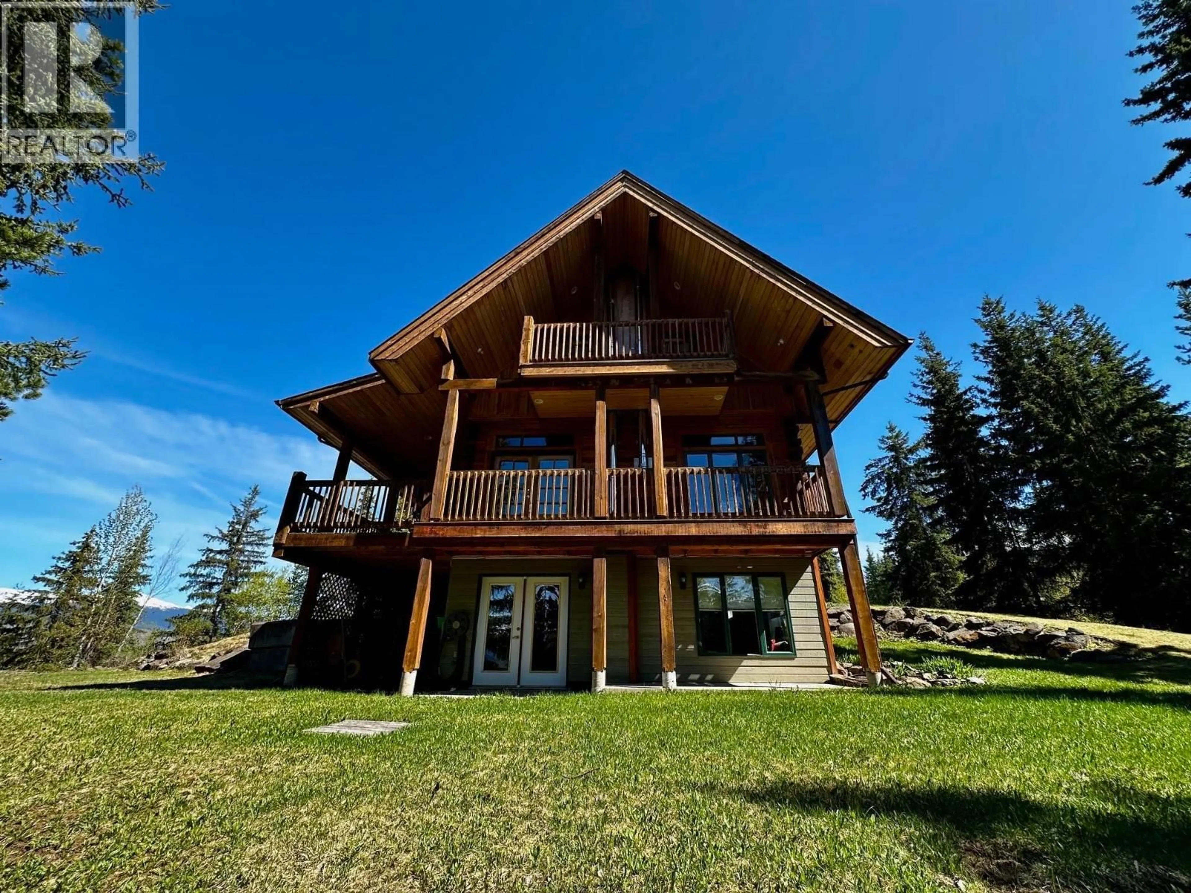 A pic from outside/outdoor area/front of a property/back of a property/a pic from drone, unknown for 2071 HIGHLAND ROAD, Smithers British Columbia V0J2N6