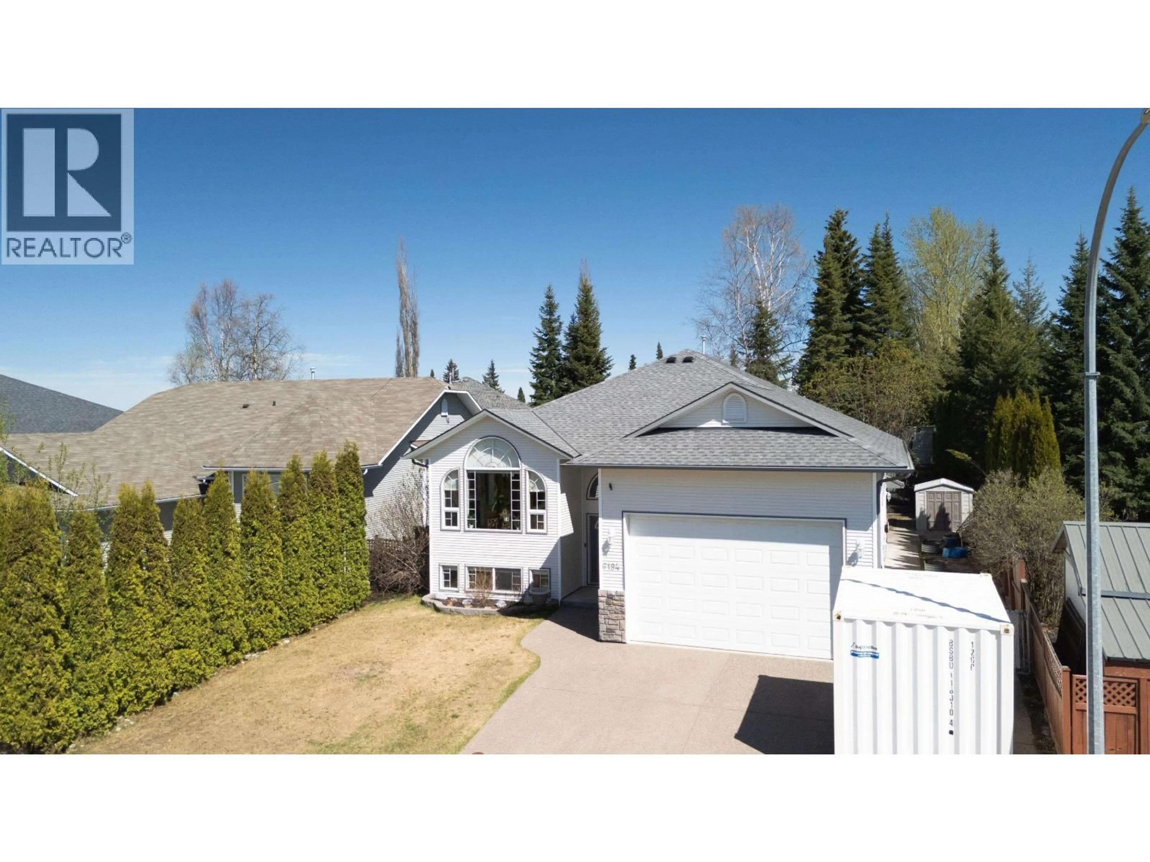 A pic from outside/outdoor area/front of a property/back of a property/a pic from drone, street for 6194 GURMIT ROAD, Prince George British Columbia V2K0A2