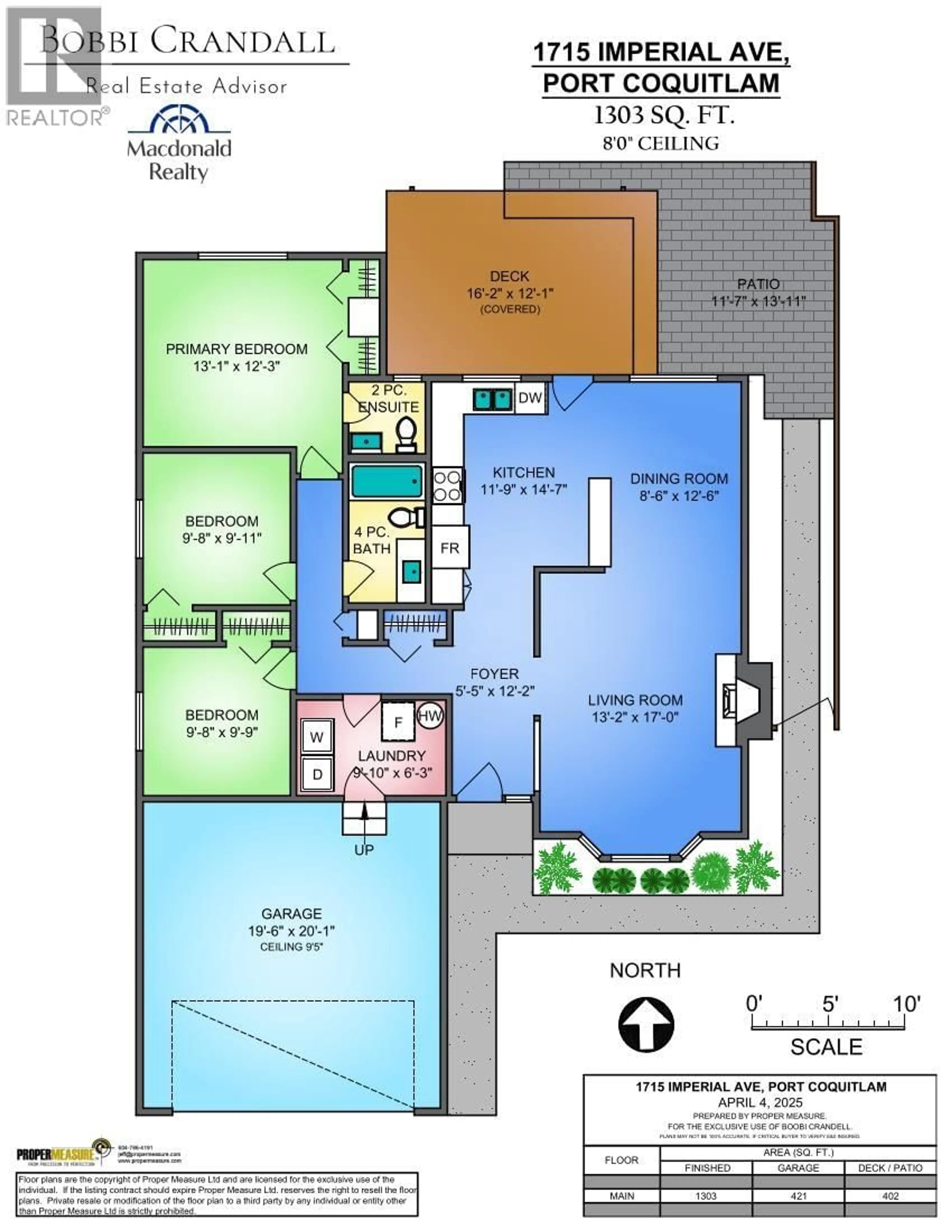 Floor plan for 1715 IMPERIAL AVENUE, Port Coquitlam British Columbia V3B5R6