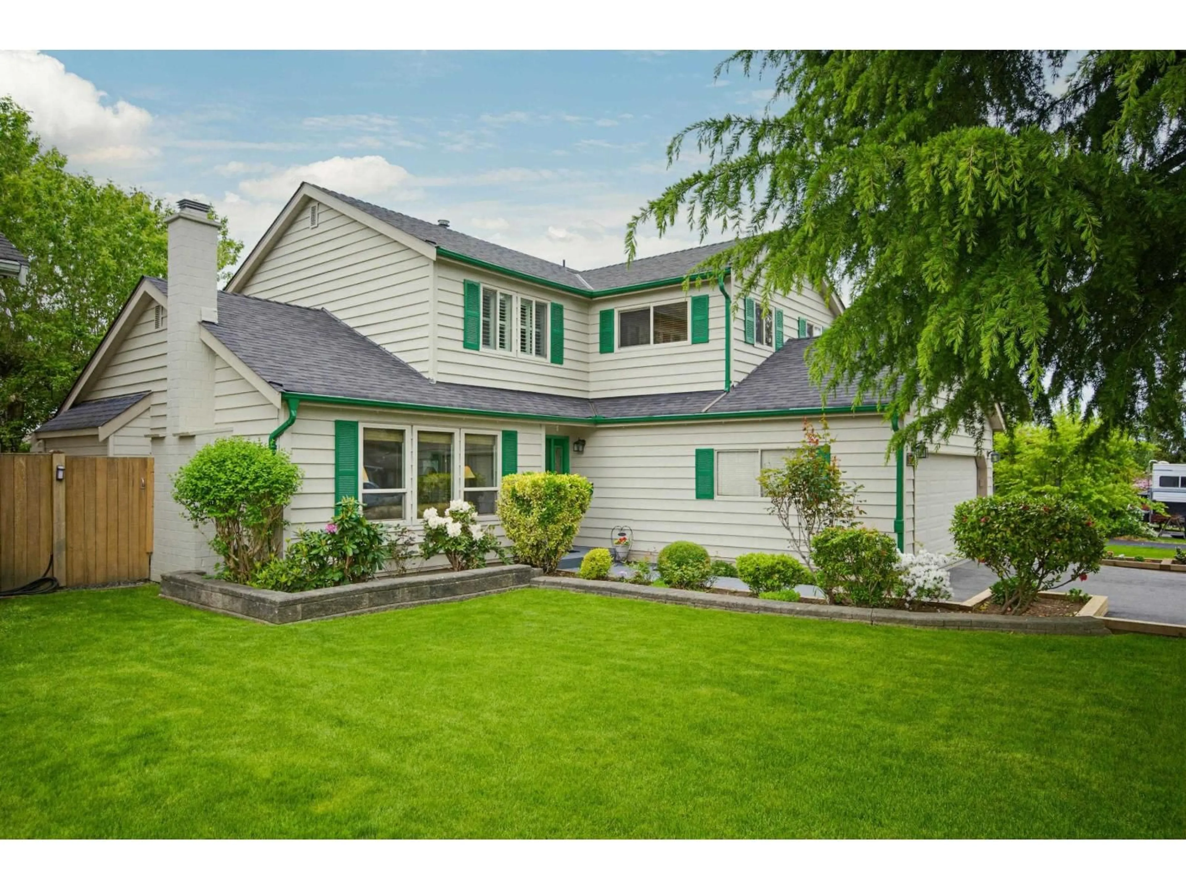 Home with vinyl exterior material, street for 5019 200B STREET, Langley British Columbia V3A7J1
