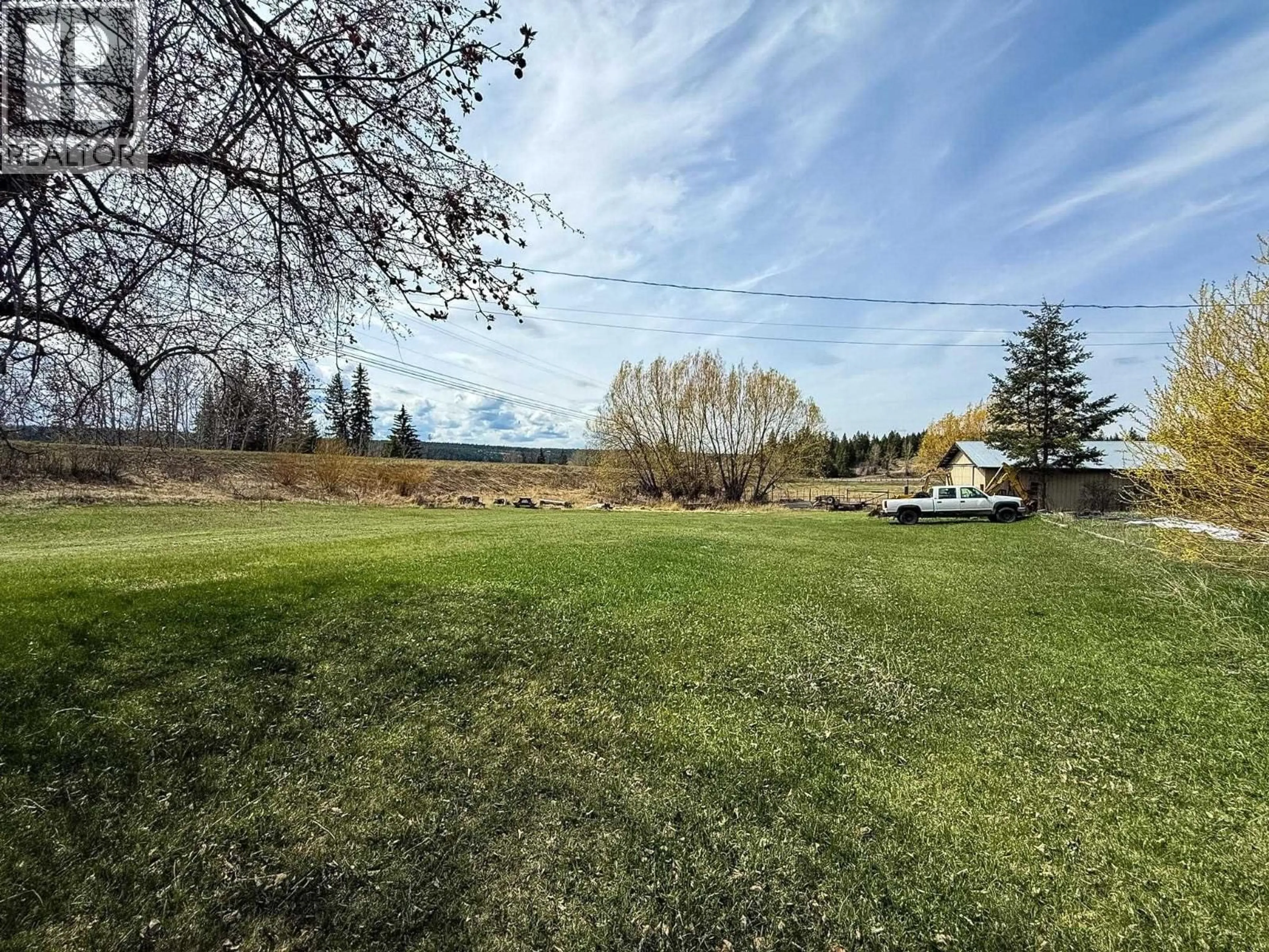 A pic from outside/outdoor area/front of a property/back of a property/a pic from drone, water/lake/river/ocean view for 3733 S CARIBOO 97 HIGHWAY, Lac La Hache British Columbia V0K1T0