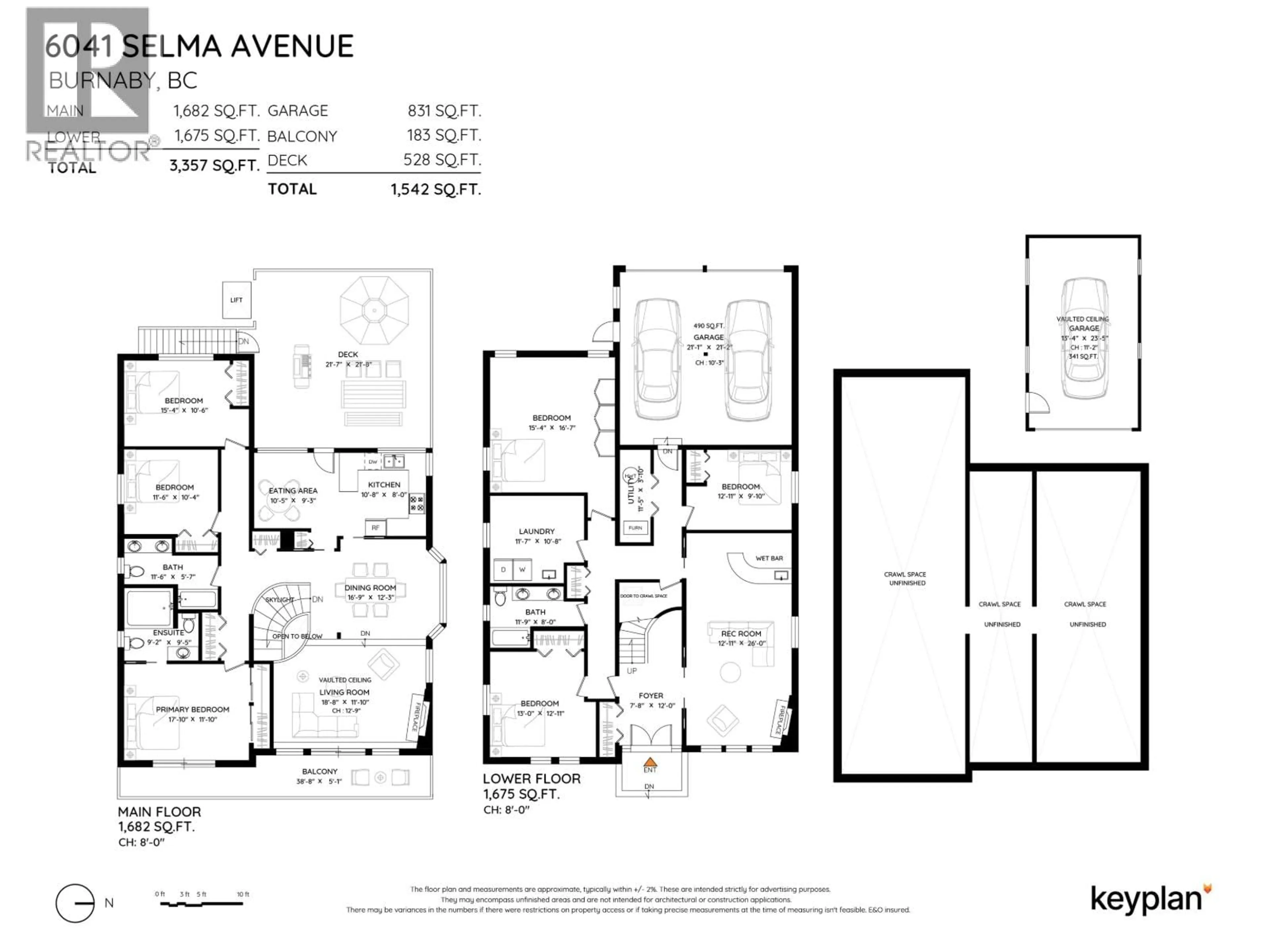 Floor plan for 6041 SELMA AVENUE, Burnaby British Columbia V5H3R1