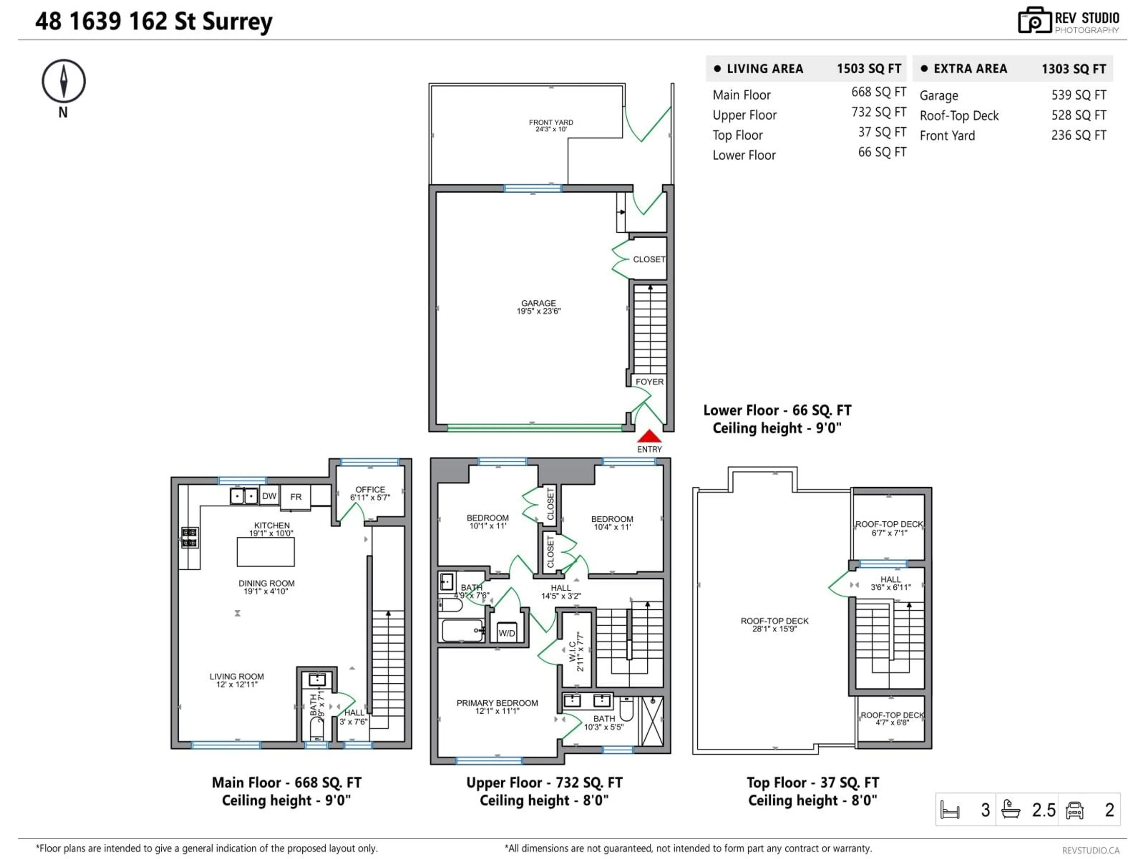 Floor plan for 48 - 1639 162 STREET, Surrey British Columbia V4A4Y1