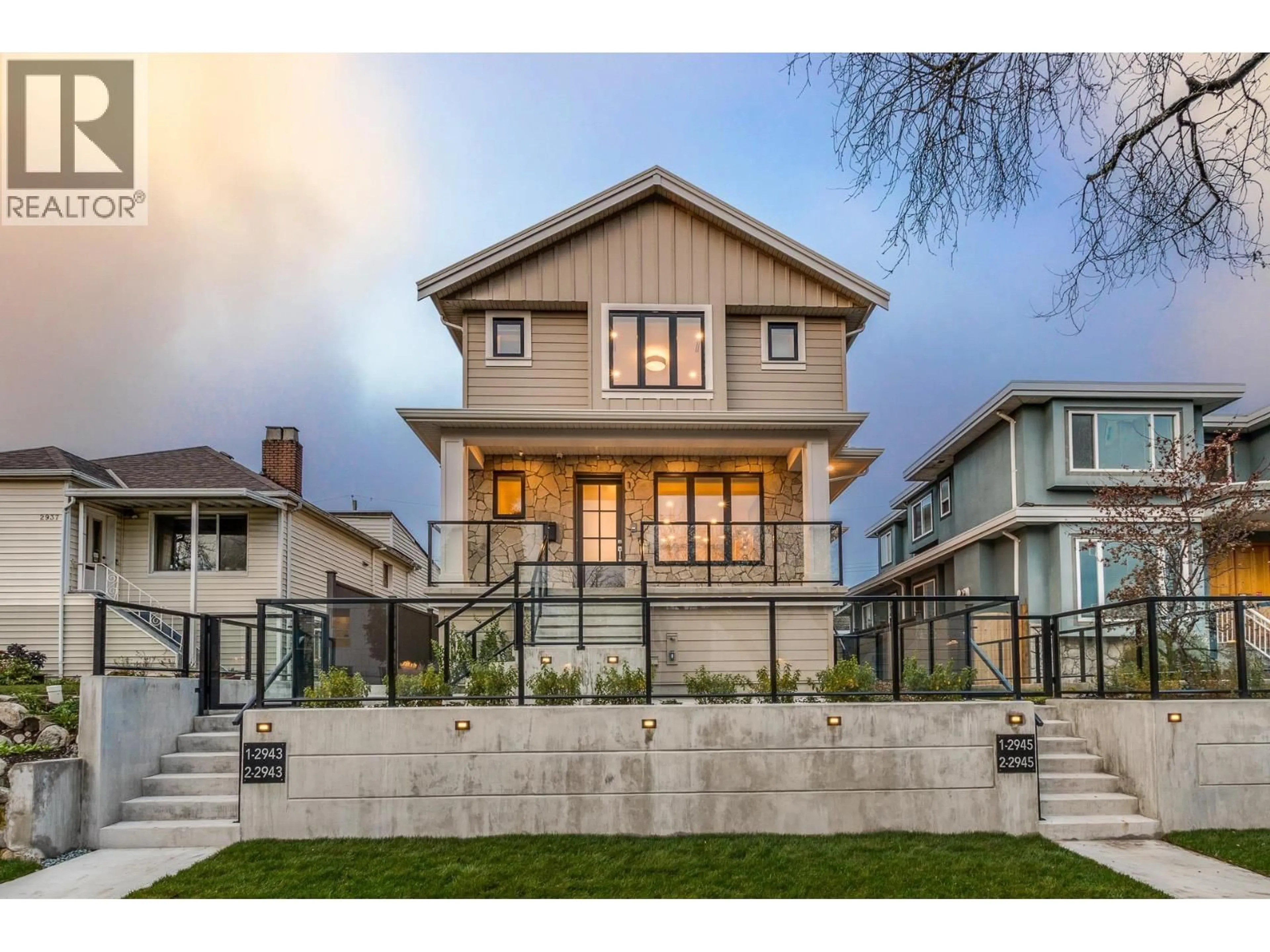 Home with brick exterior material, street for 1 - 2943 44TH AVENUE, Vancouver British Columbia V5R3A9