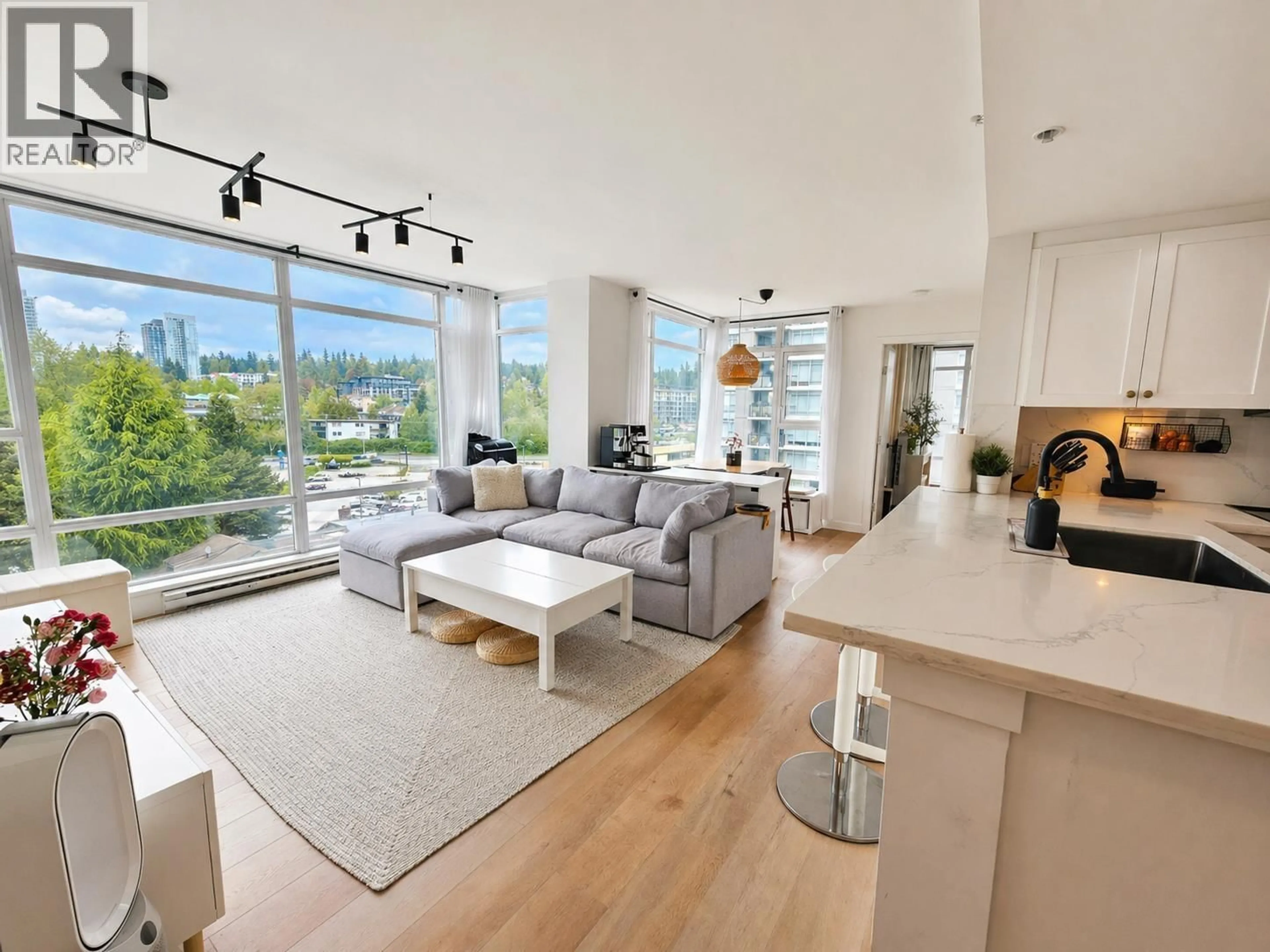 Living room with furniture, unknown for 1006 - 555 DELESTRE AVENUE, Coquitlam British Columbia V3K0A9