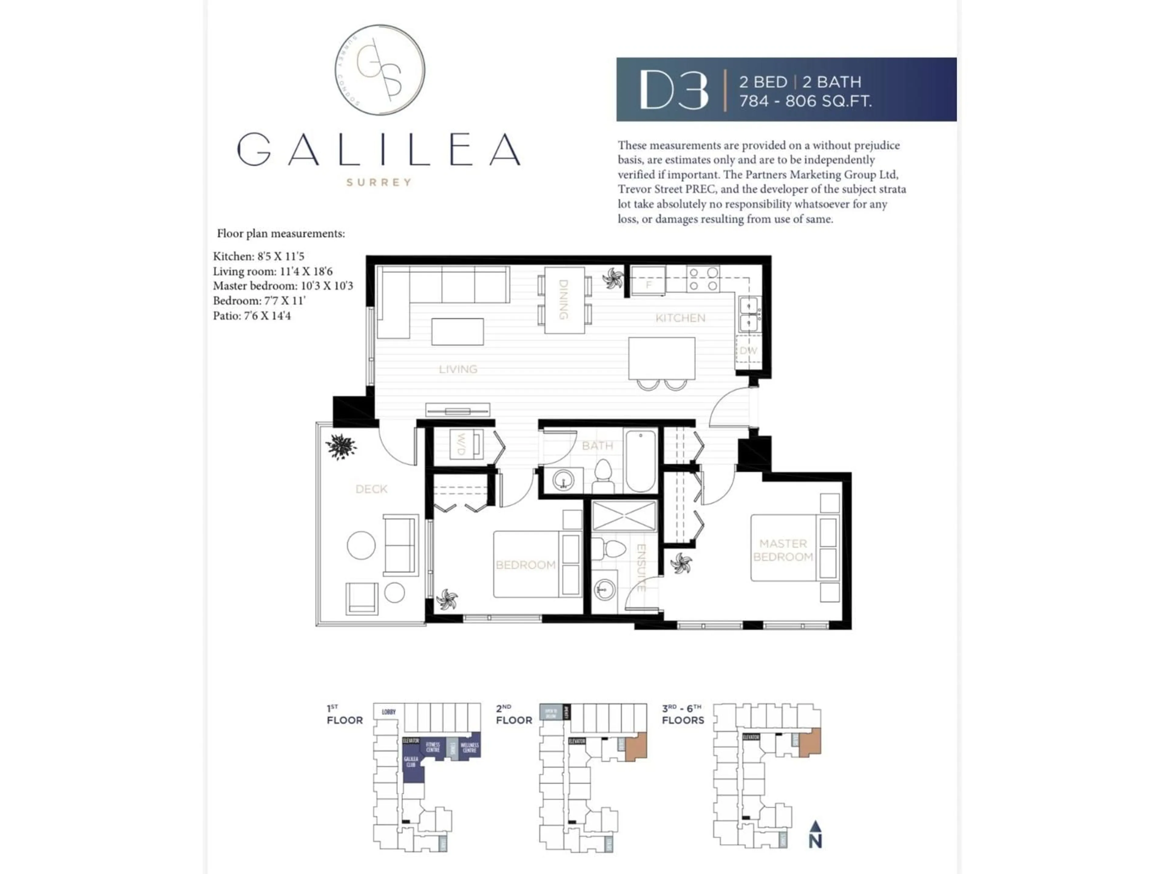 Floor plan for 319 - 13458 95 AVENUE, Surrey British Columbia V3V0H1