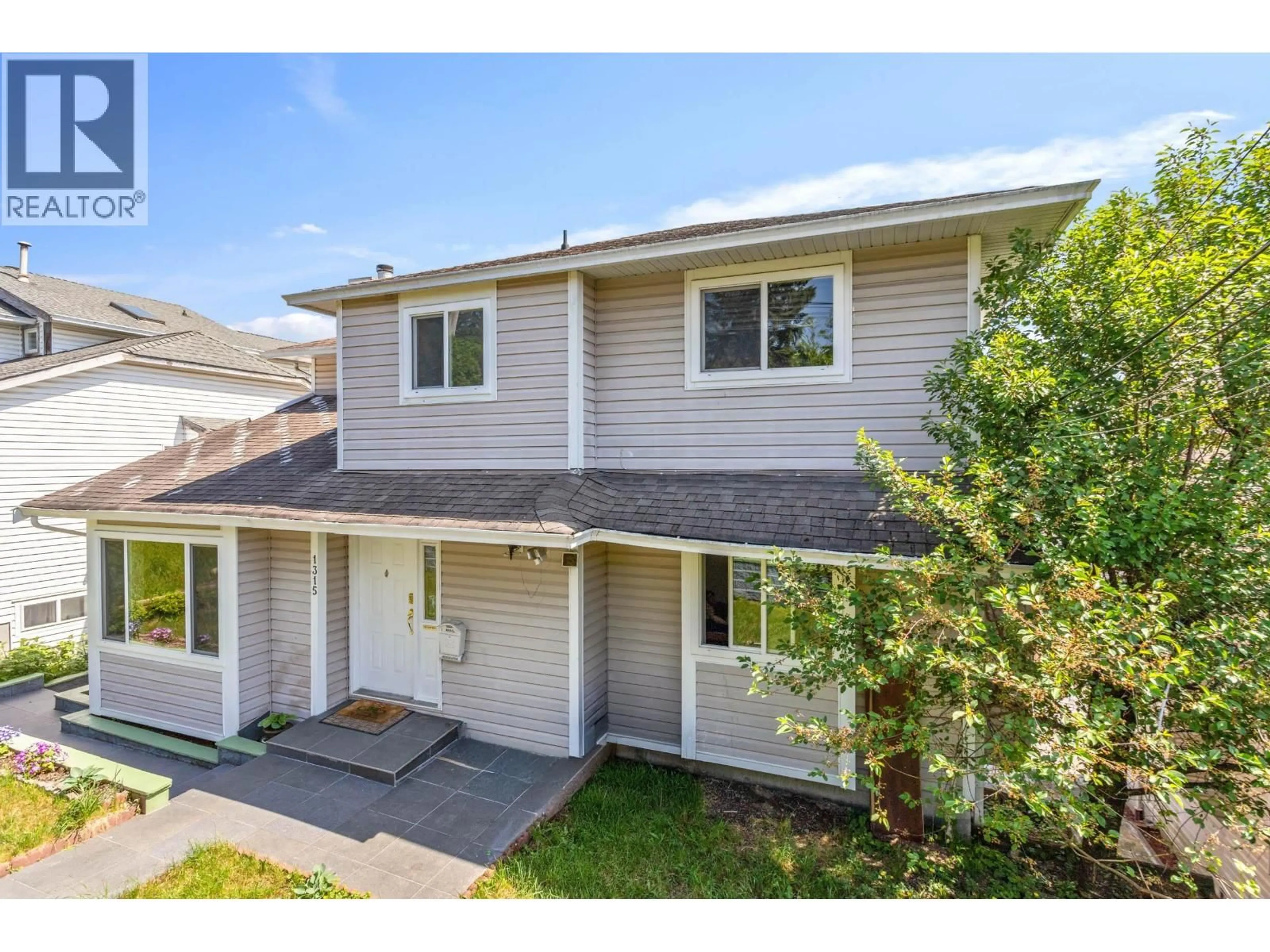 Home with vinyl exterior material, street for 1315 JOHNSON STREET, Coquitlam British Columbia V3B4T6