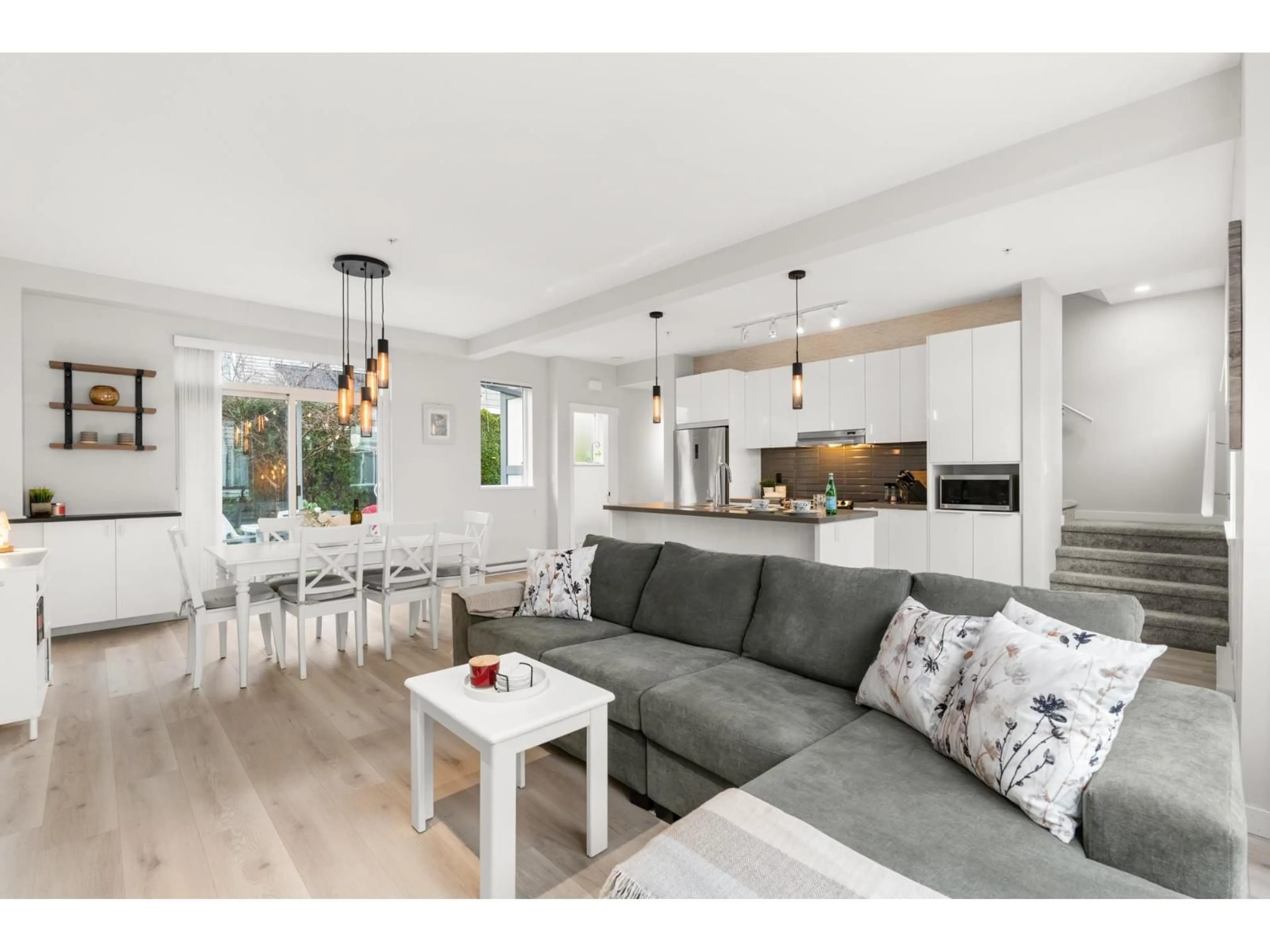 Open concept kitchen, wood/laminate floor for 78 - 8138 204 STREET, Langley British Columbia V2Y0T4