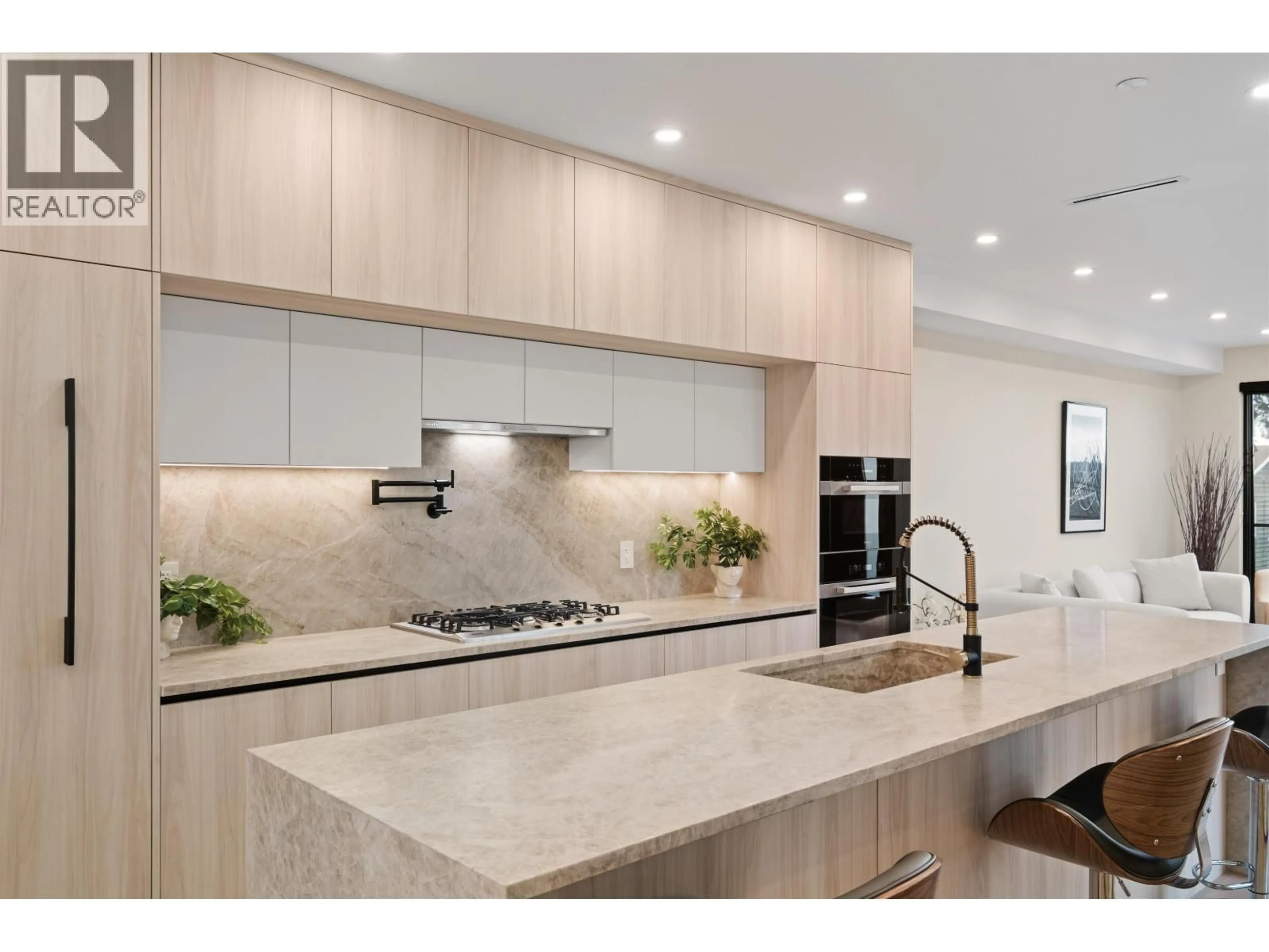 Contemporary kitchen, ceramic/tile floor for 502 5TH STREET, North Vancouver British Columbia V7L1M4