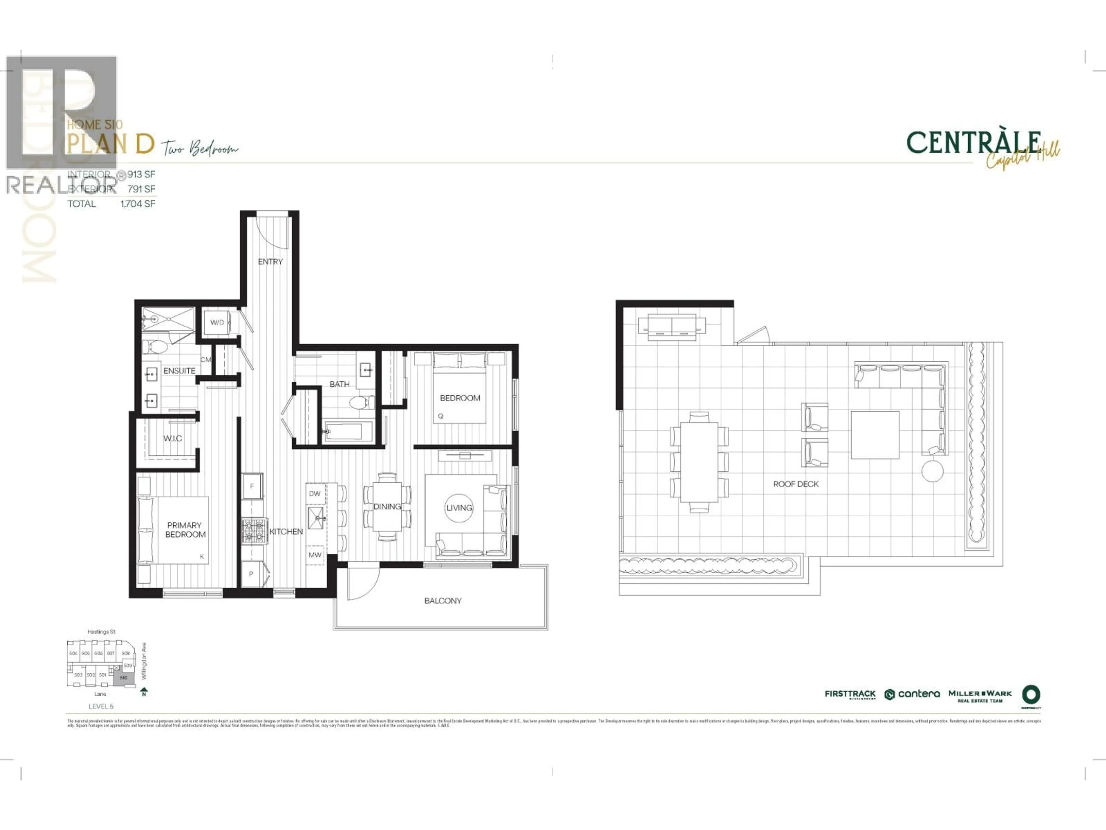 Floor plan for 510 - 4488 HASTINGS STREET, Burnaby British Columbia V0V0V0