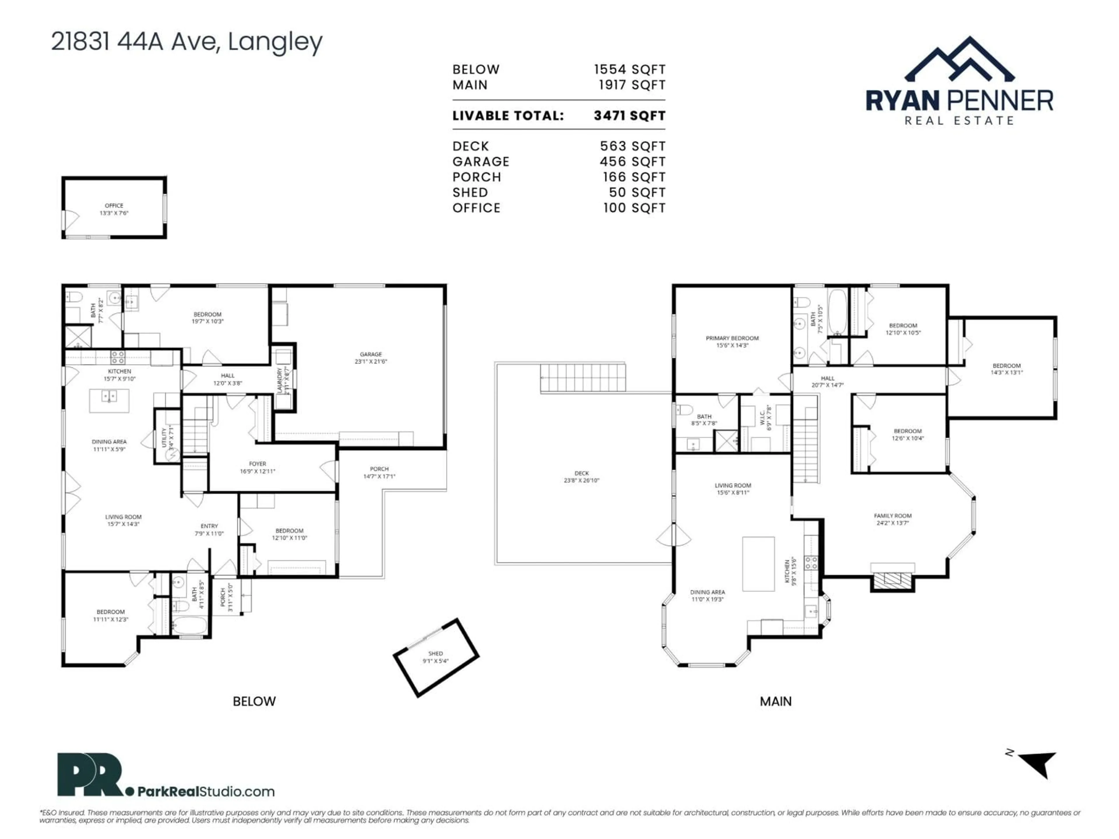 Floor plan for 21831 44A AVENUE, Langley British Columbia V3A8E1