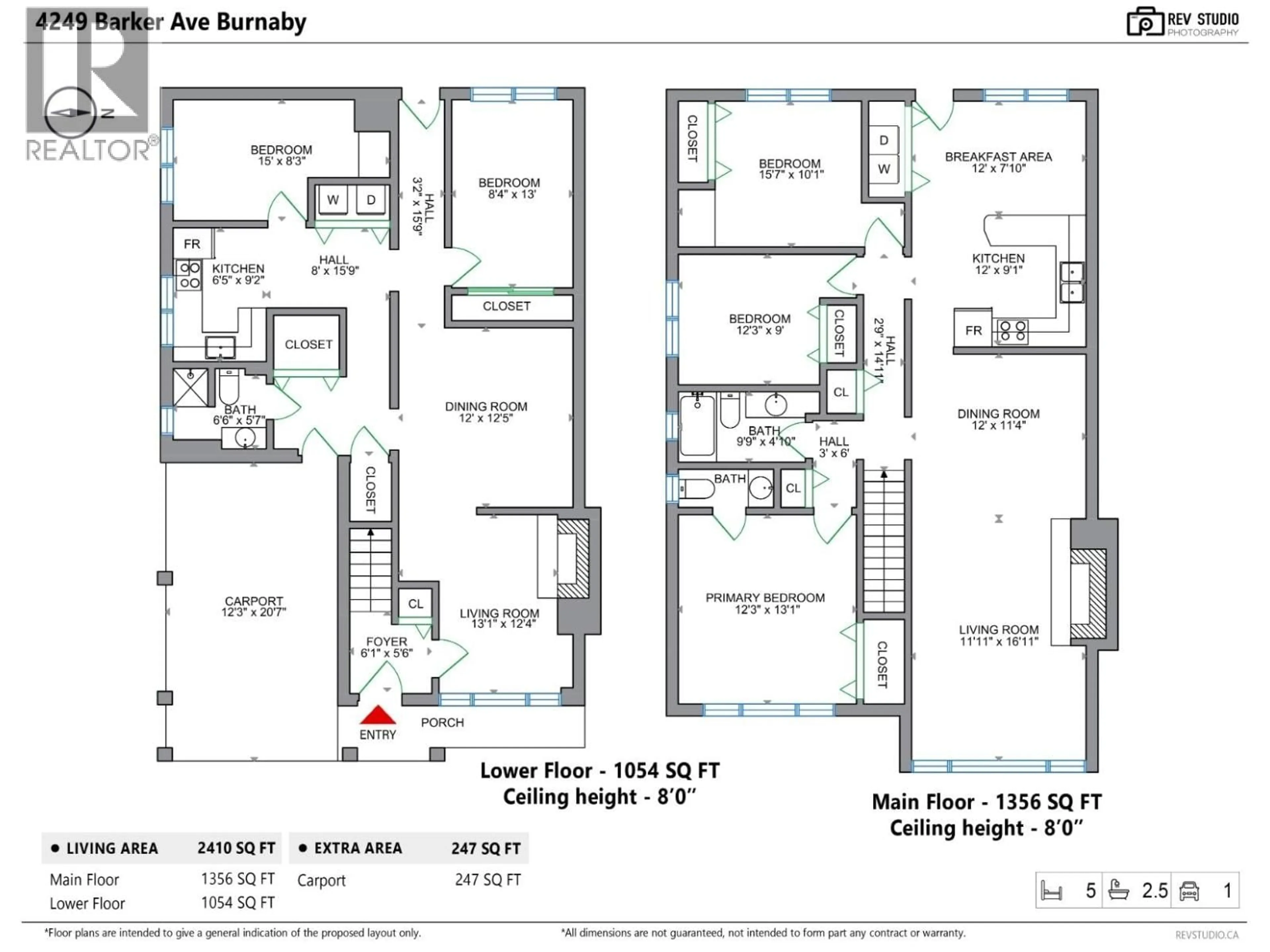 Floor plan for 4249 BARKER AVENUE, Burnaby British Columbia V5G3C3
