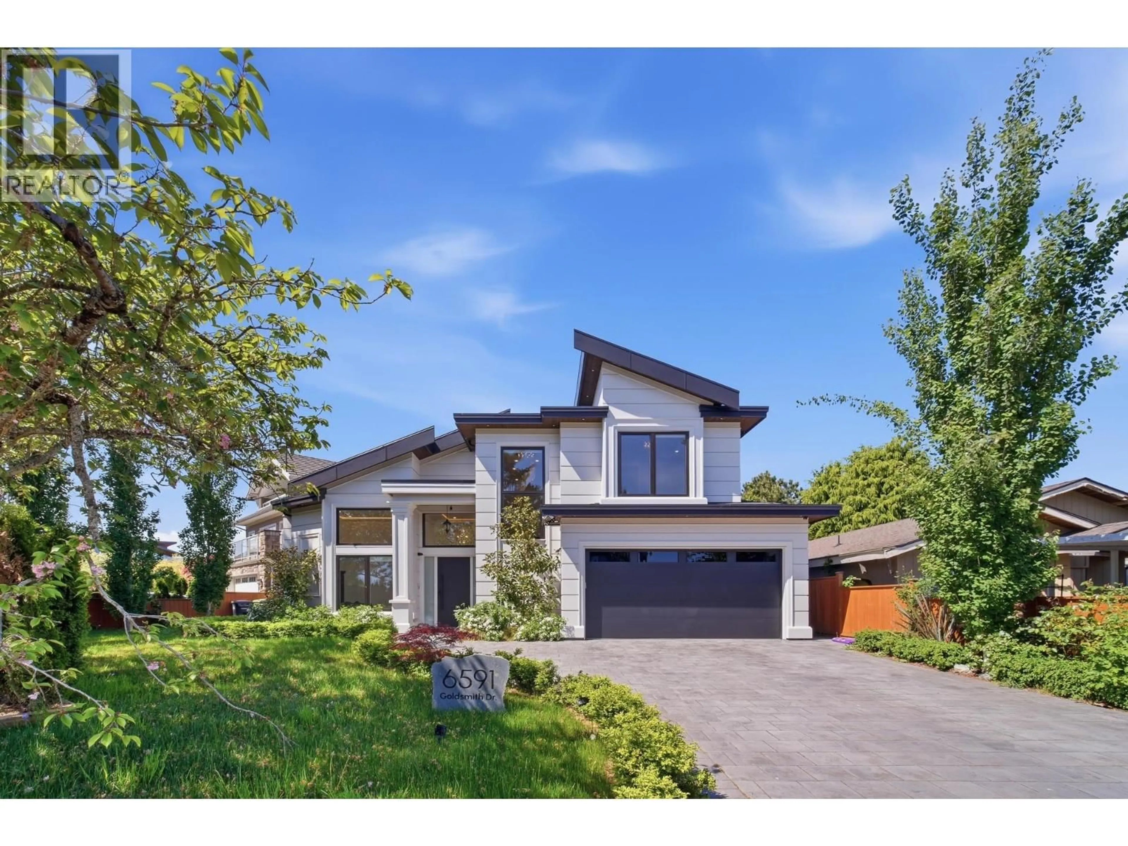 Home with brick exterior material, street for 6591 GOLDSMITH DRIVE, Richmond British Columbia V7E4G6