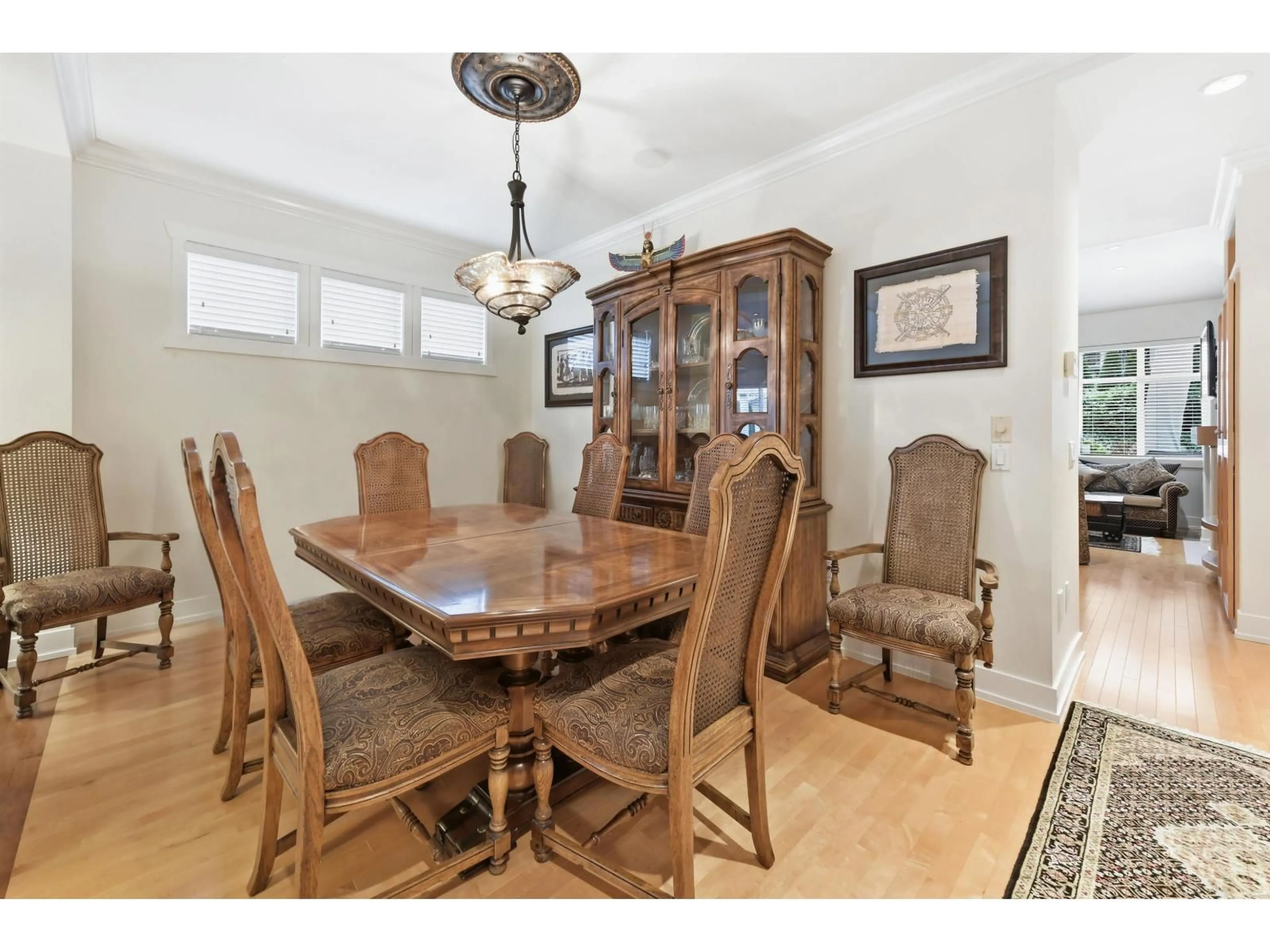 Dining room, wood/laminate floor for 11 - 18088 8 AVENUE, Surrey British Columbia V3Z9T6