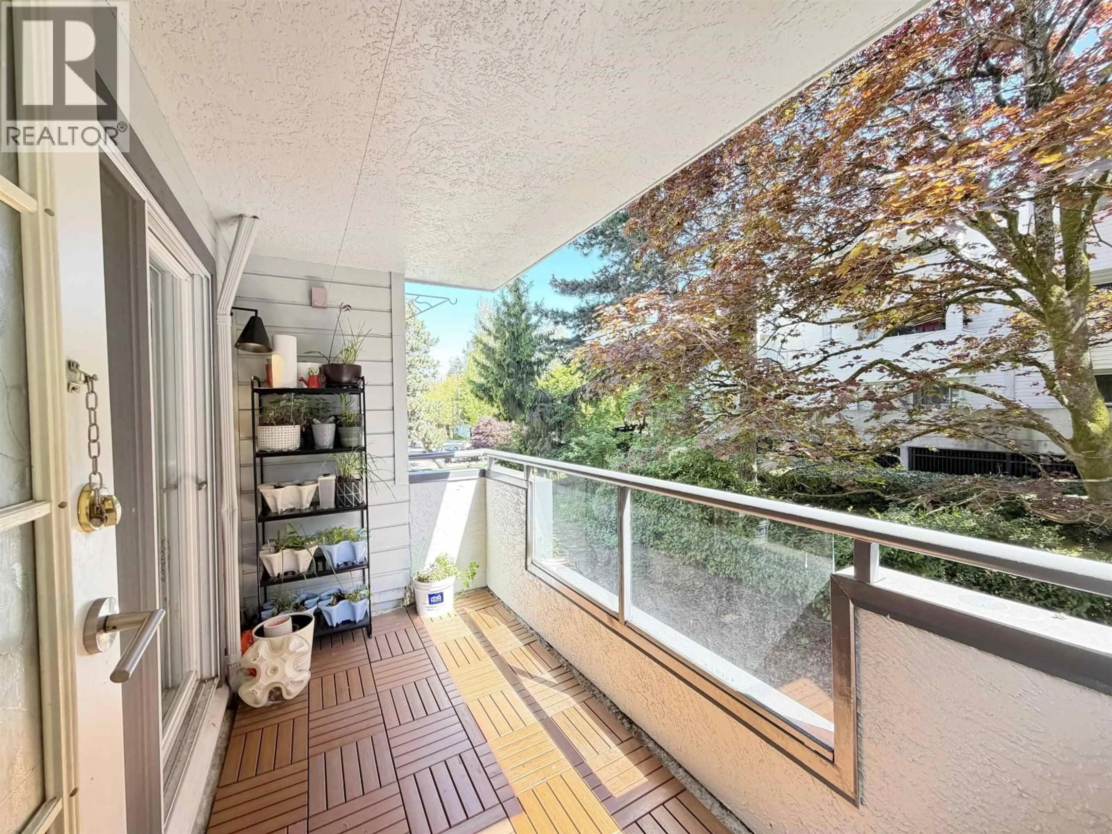 Balcony in the apartment, unknown for 107 - 8700 WESTMINSTER HIGHWAY, Richmond British Columbia V6X1A8