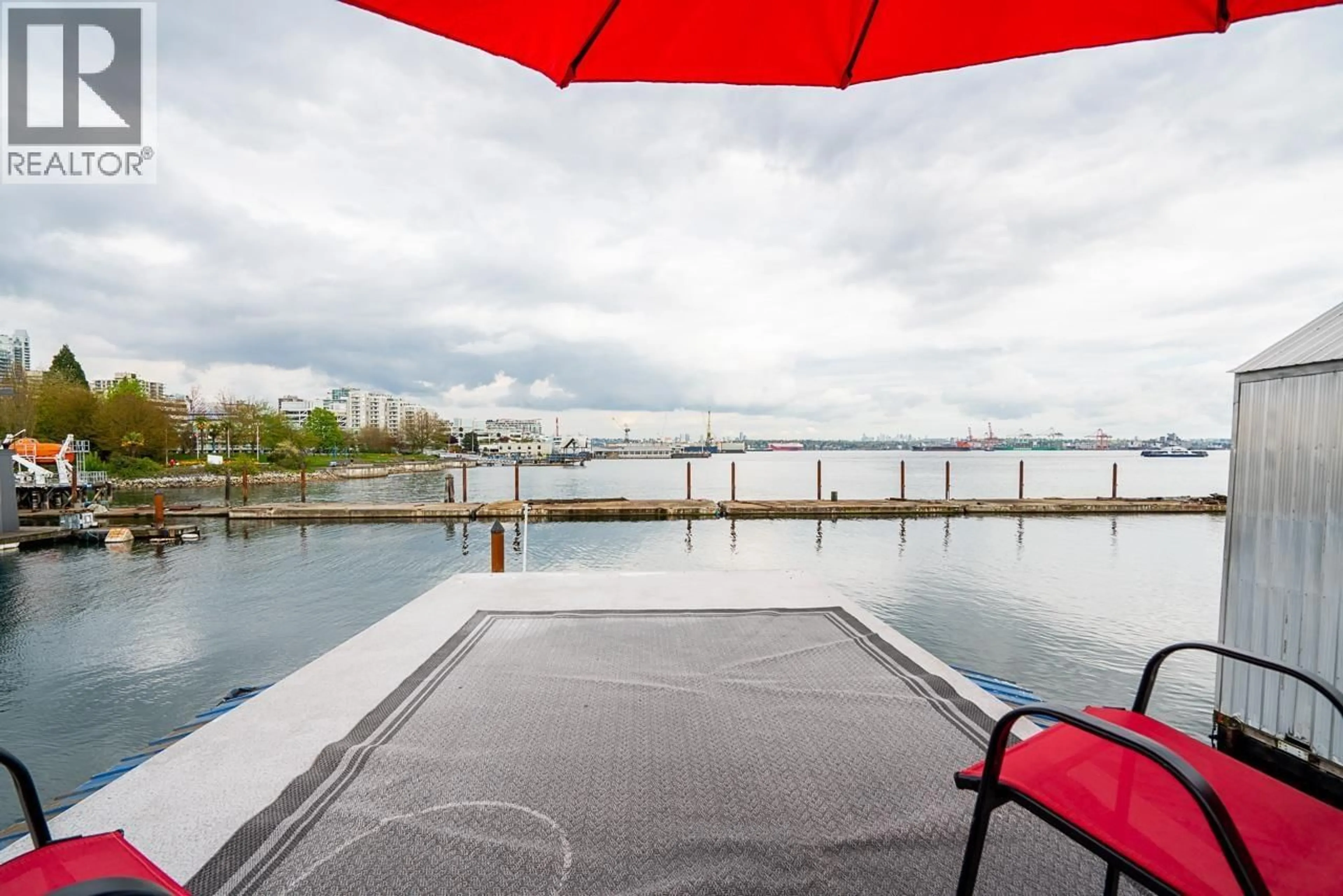Patio, water/lake/river/ocean view for A24 - 415 ESPLANADE, North Vancouver British Columbia V7M1A6