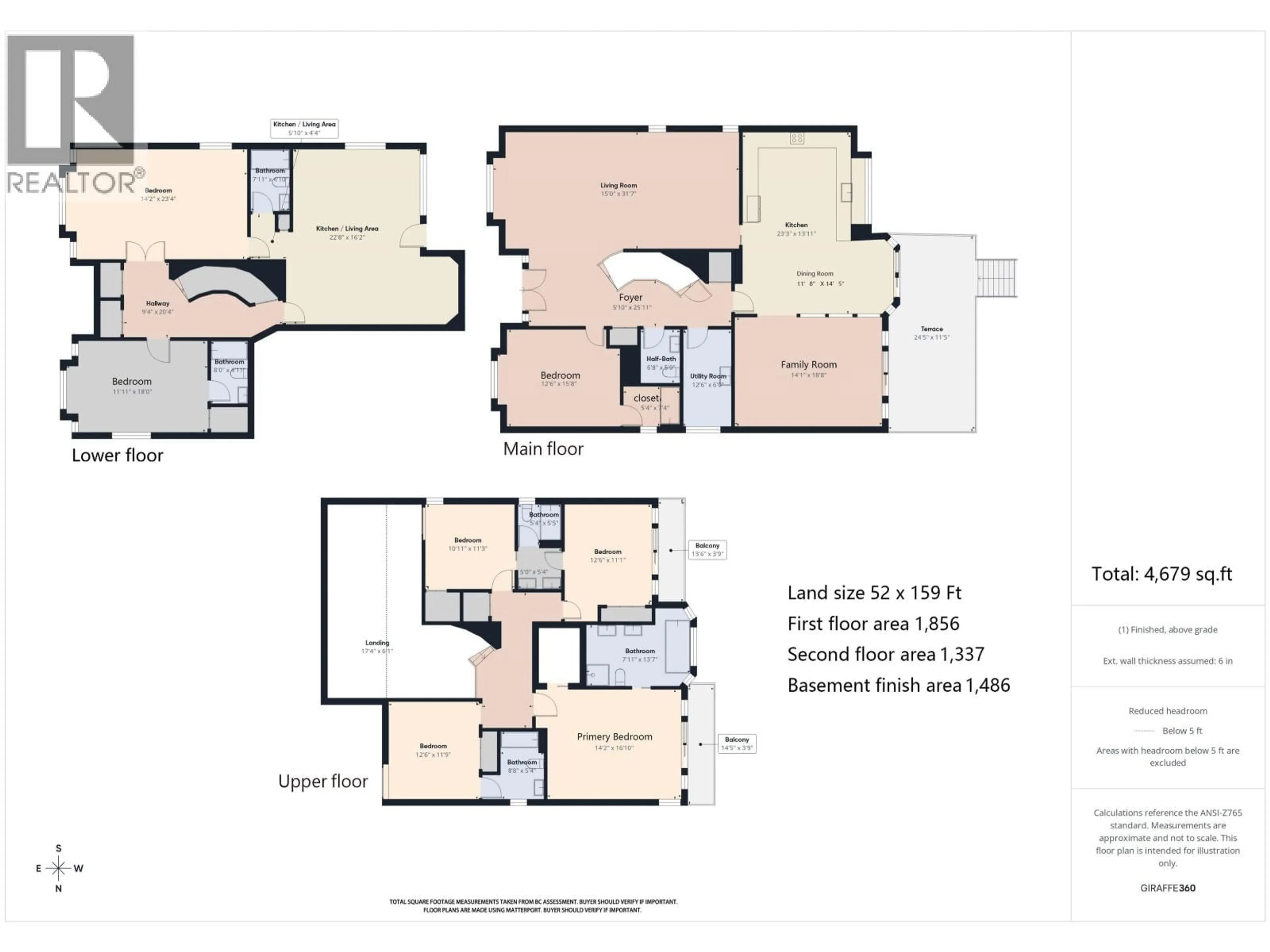 Floor plan for 7969 MACPHERSON AVENUE, Burnaby British Columbia V5J4P4