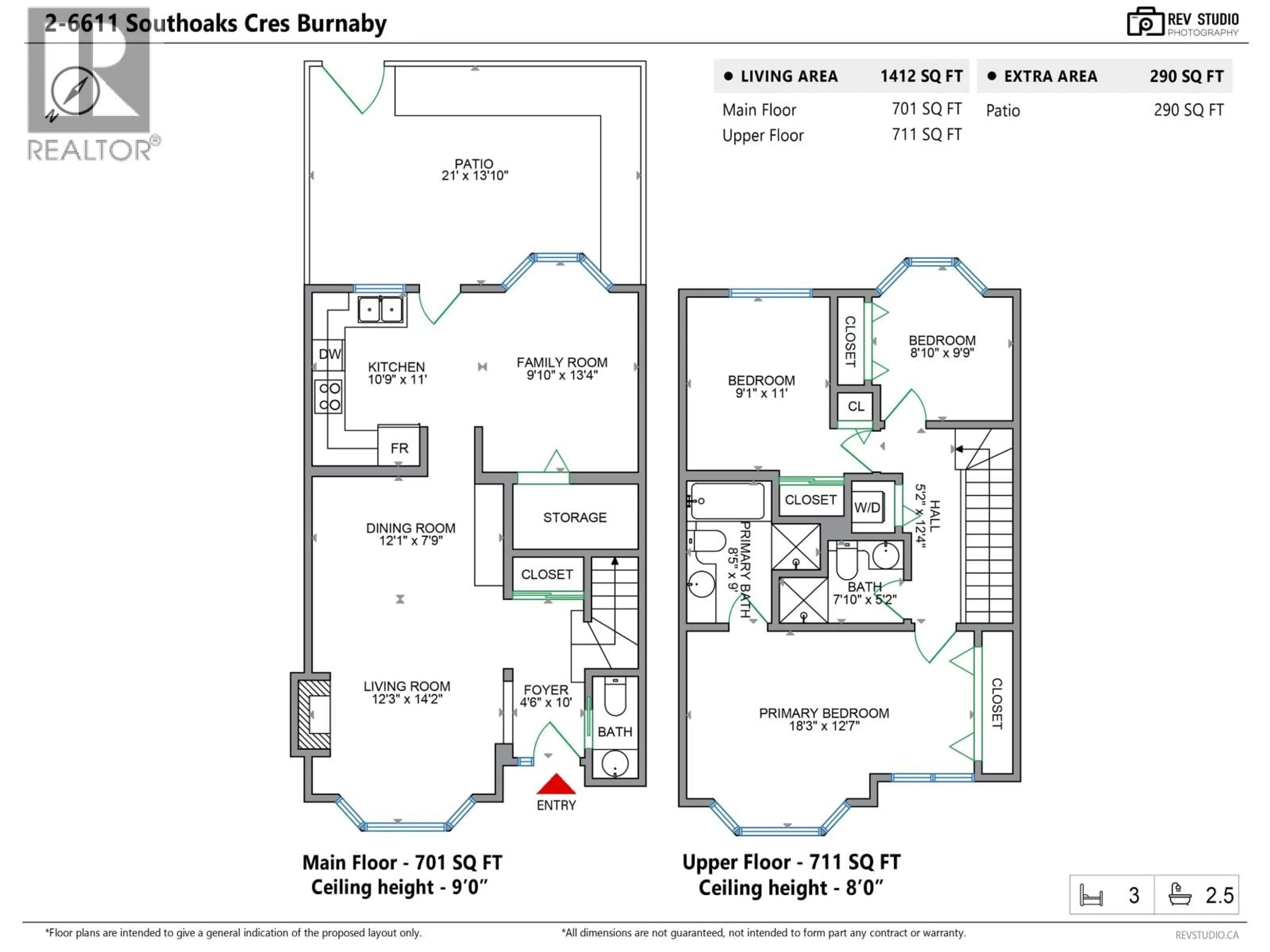 Floor plan for 2 - 6611 SOUTHOAKS CRESCENT, Burnaby British Columbia V5E4L5