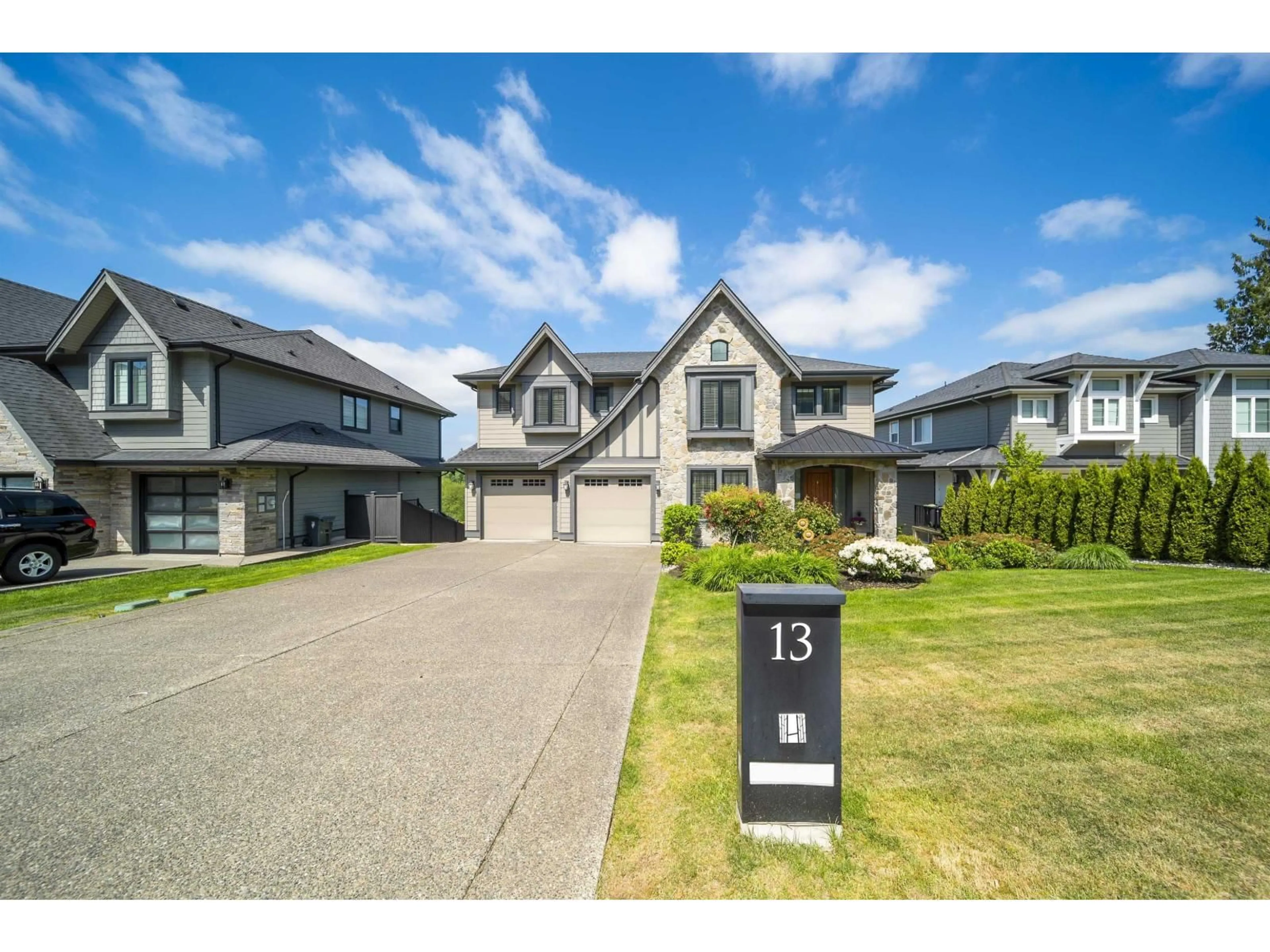 A pic from outside/outdoor area/front of a property/back of a property/a pic from drone, street for 13 - 24455 61 AVENUE, Langley British Columbia V2Y0R4