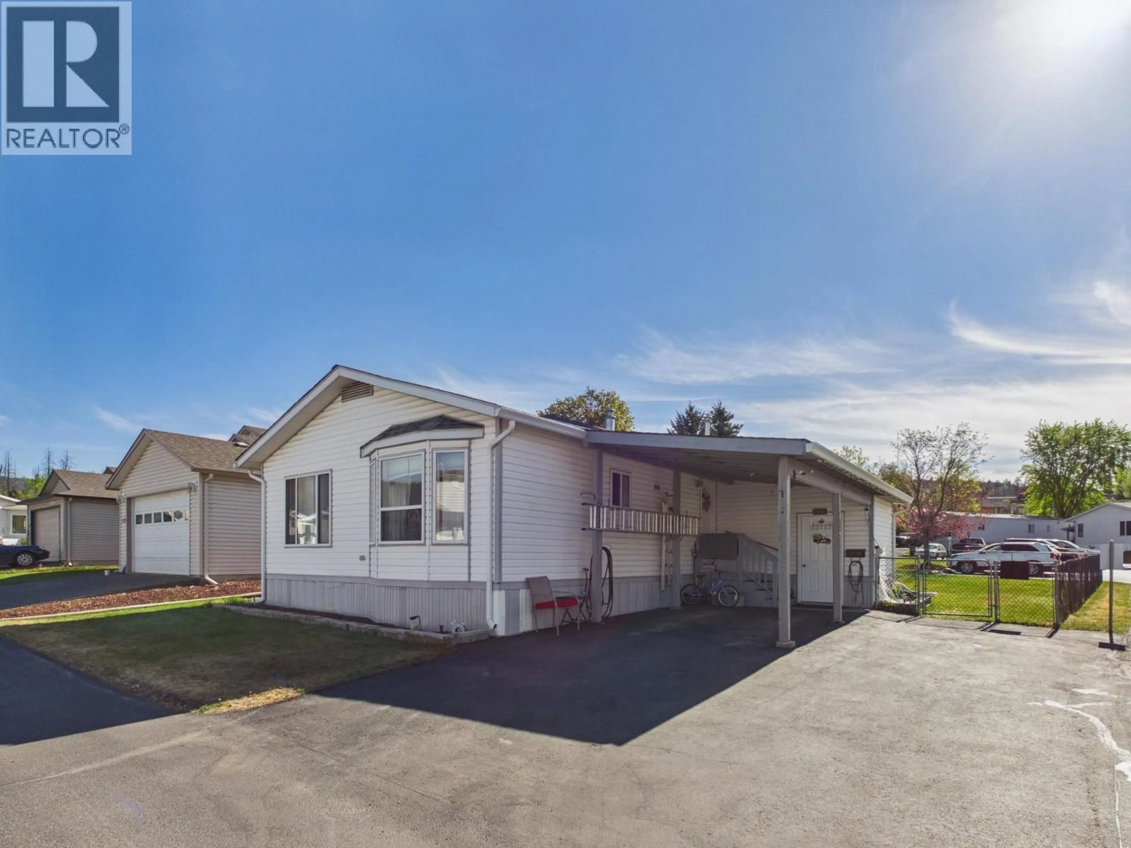 Home with vinyl exterior material, street for 106 BRAHMA CRESCENT, Williams Lake British Columbia V2G4T7