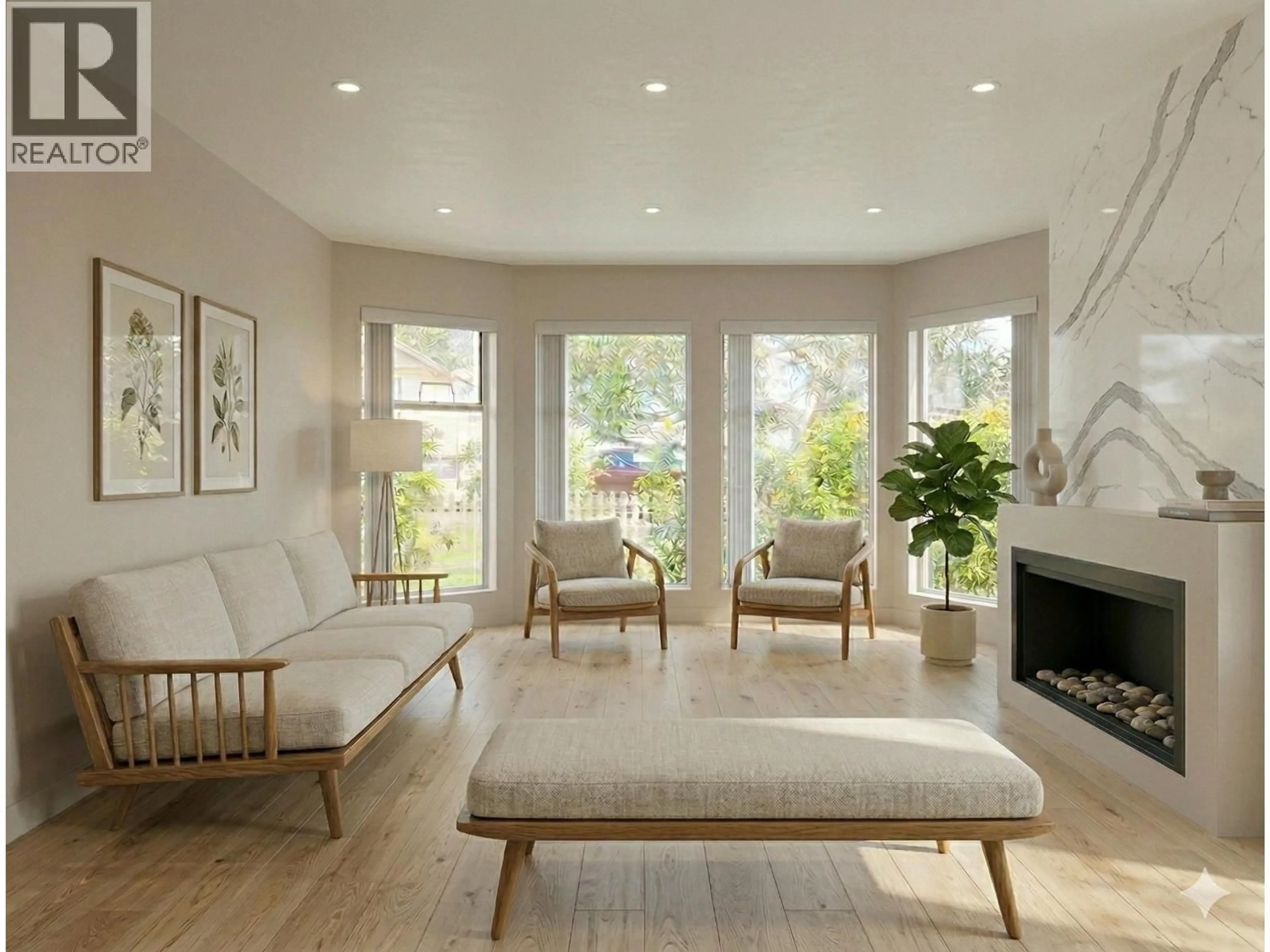Living room with furniture, wood/laminate floor for 3523 NAPIER STREET, Vancouver British Columbia V5K2X8