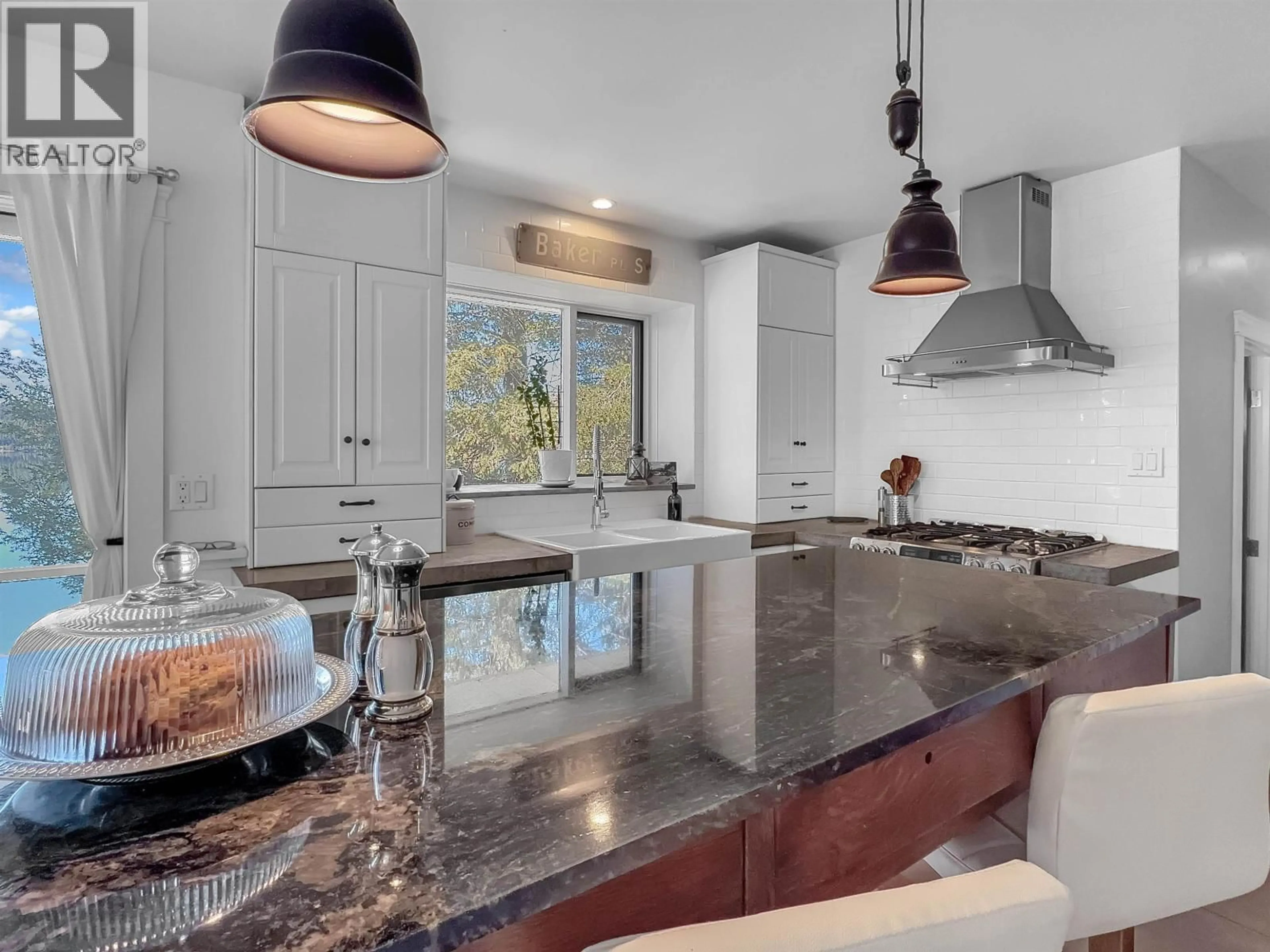 Open concept kitchen, ceramic/tile floor for 3854 EMERALD CRESCENT, Lac La Hache British Columbia V0K1T1