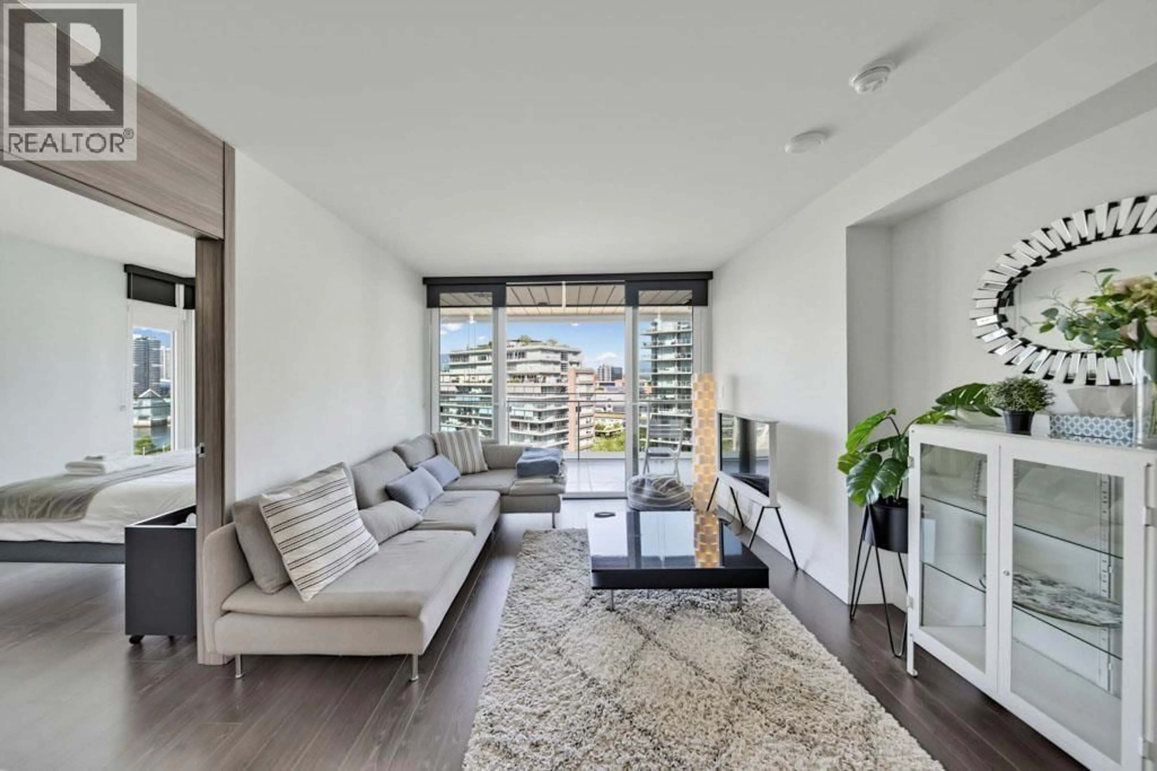 Living room with furniture, unknown for 1207 - 1768 COOK STREET, Vancouver British Columbia V5Y0N3