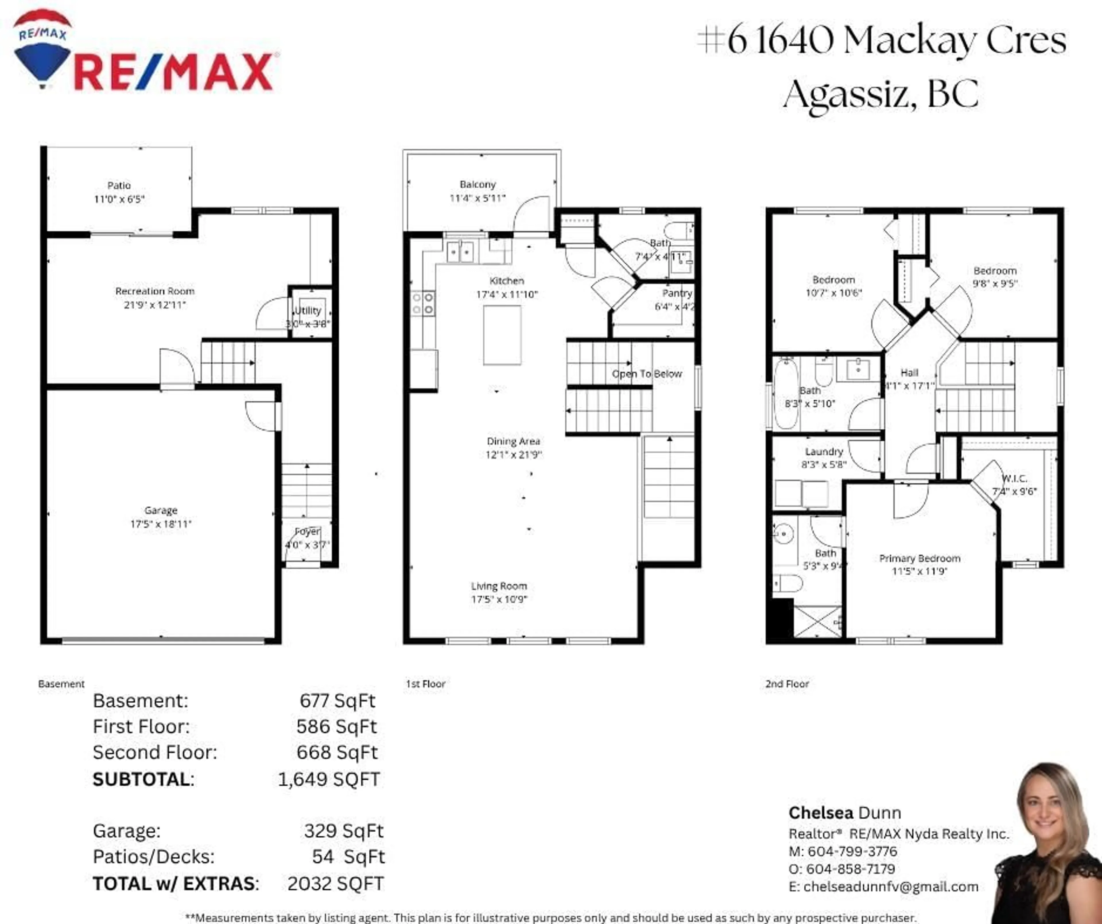 Floor plan for 6 - 1640 MACKAY CRESCENT, Agassiz British Columbia V0M1A3