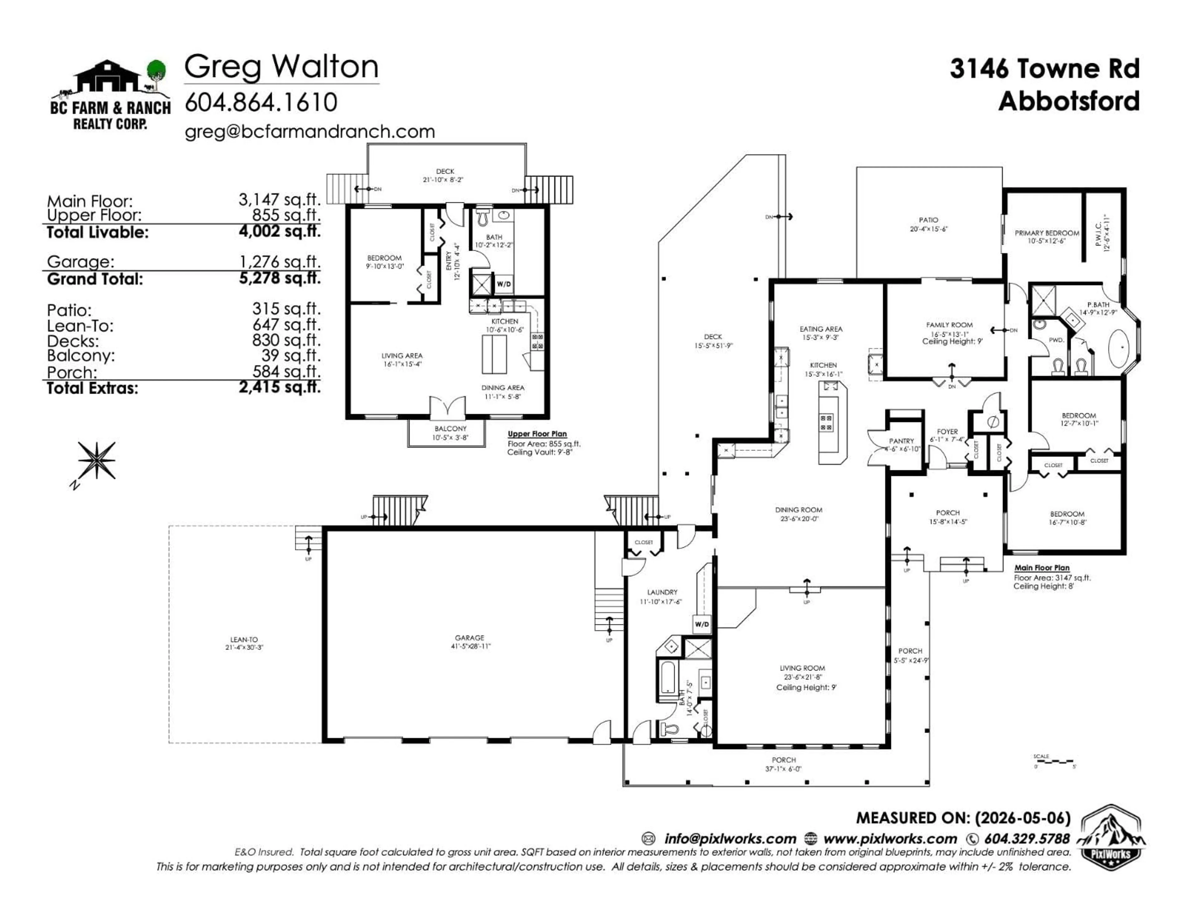 Floor plan for 3146 TOWNE ROAD, Abbotsford British Columbia V3G2V8