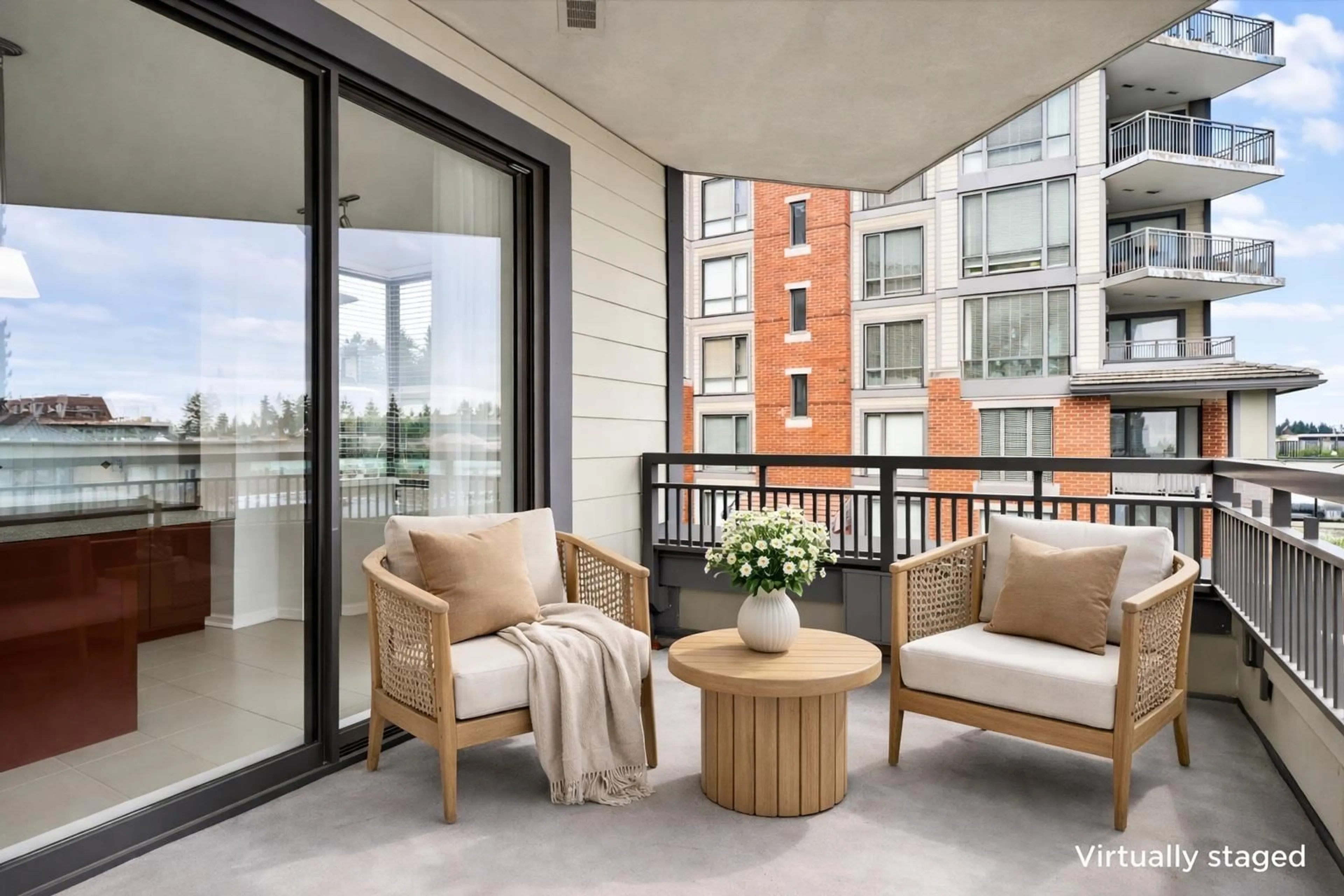 Balcony in the apartment, unknown for 406 - 1551 FOSTER STREET, White Rock British Columbia V4B5M1