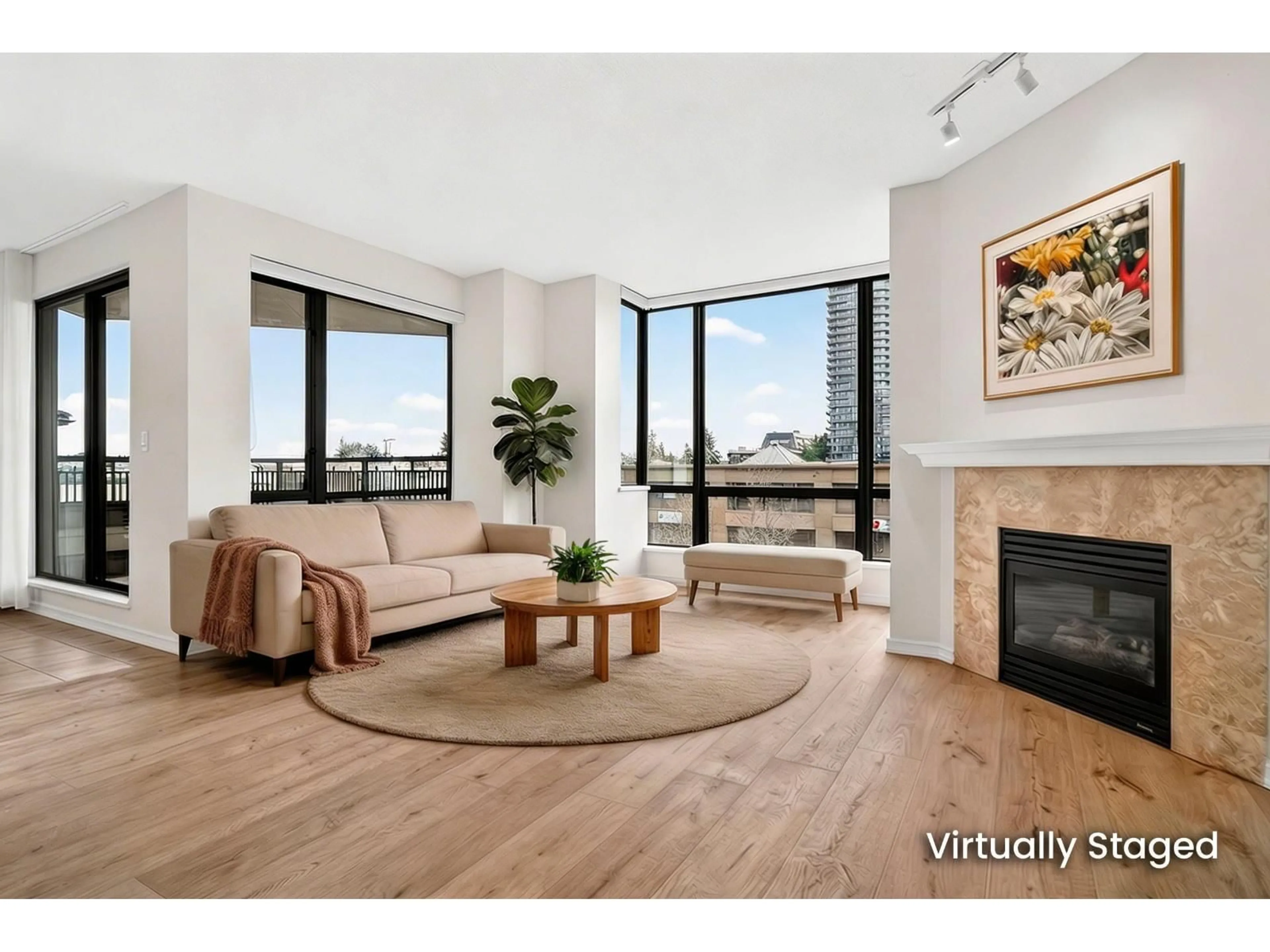 Living room with furniture, unknown for 406 - 1551 FOSTER STREET, White Rock British Columbia V4B5M1