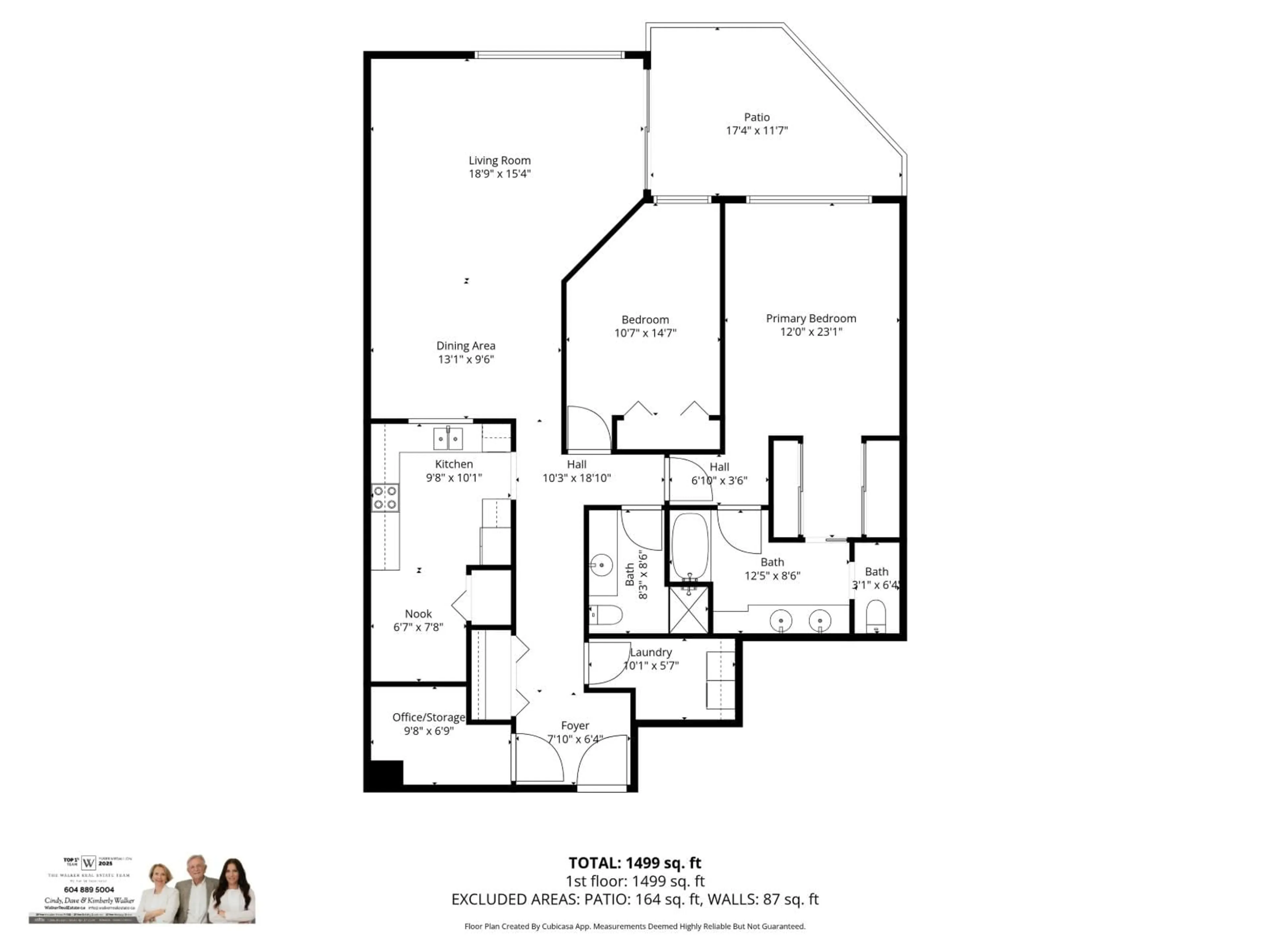 Floor plan for 106 - 15270 17 AVENUE, Surrey British Columbia V4A1T9