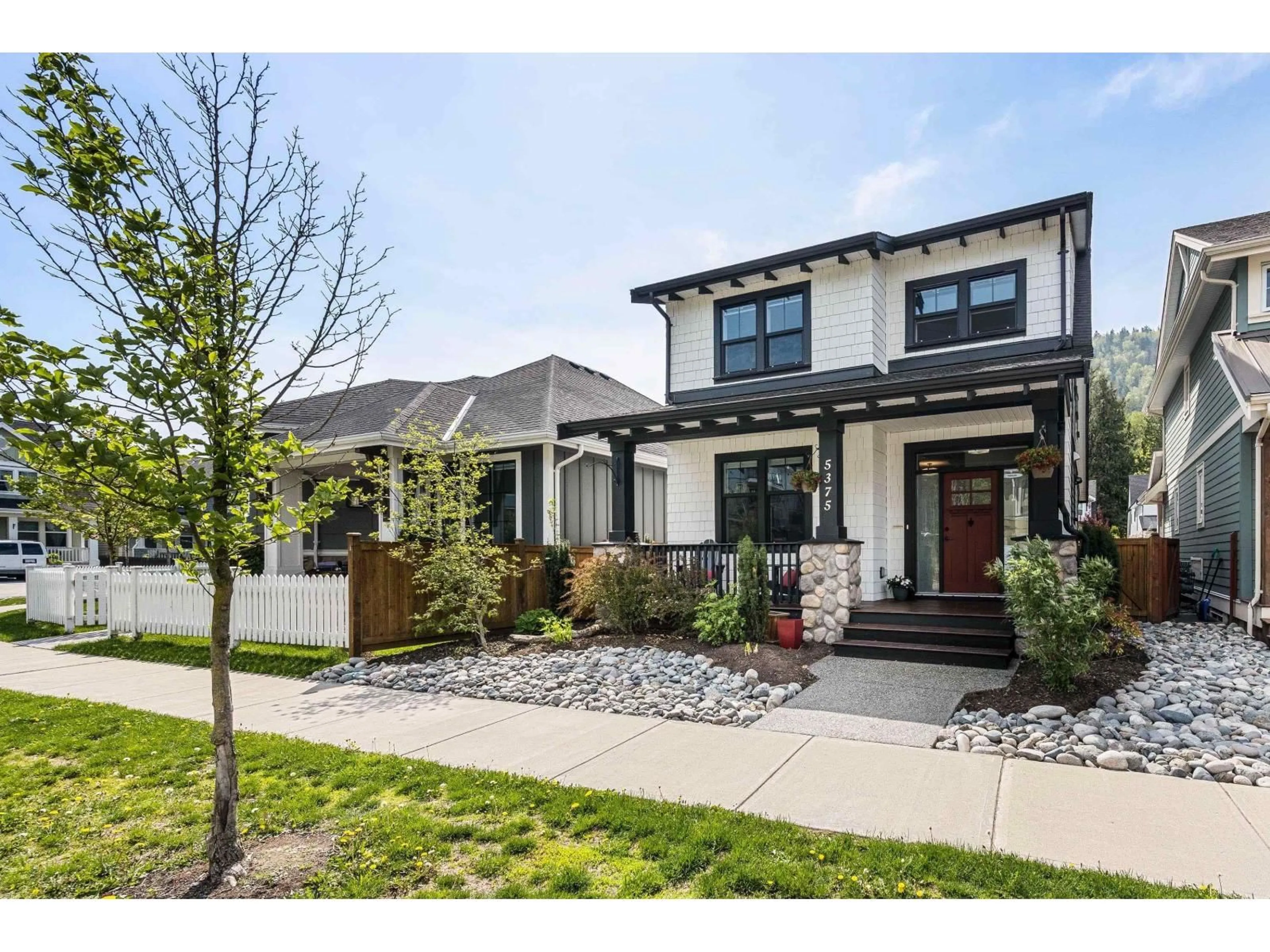 Home with brick exterior material, street for 5375 TYEE LANE, Chilliwack British Columbia V2R0Y1