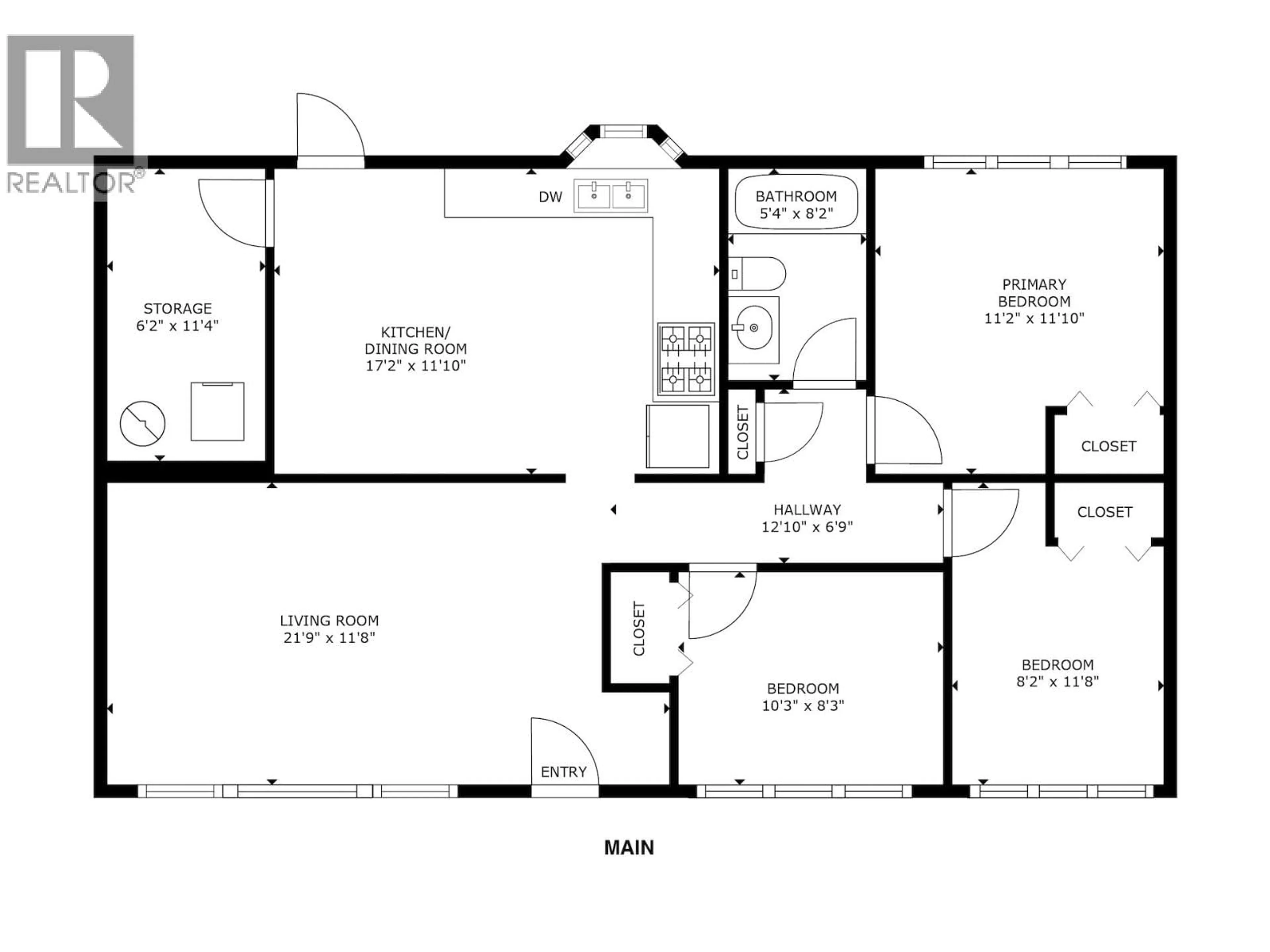 Floor plan for 9708 104 AVENUE, Fort St. John British Columbia V1J2K2