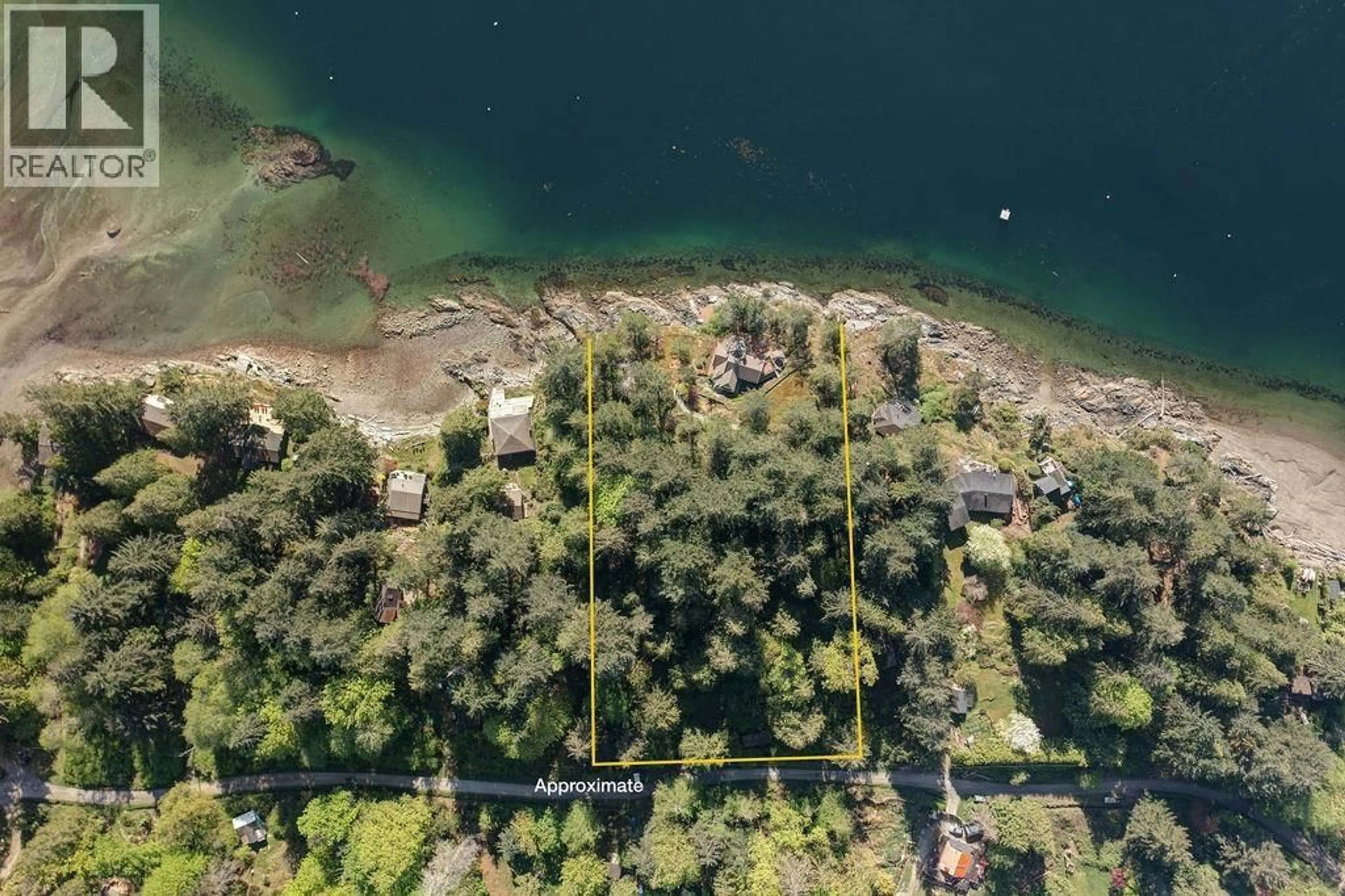 A pic from outside/outdoor area/front of a property/back of a property/a pic from drone, water/lake/river/ocean view for 890 THE GROVE ROAD, Gambier Island British Columbia V0N1V0