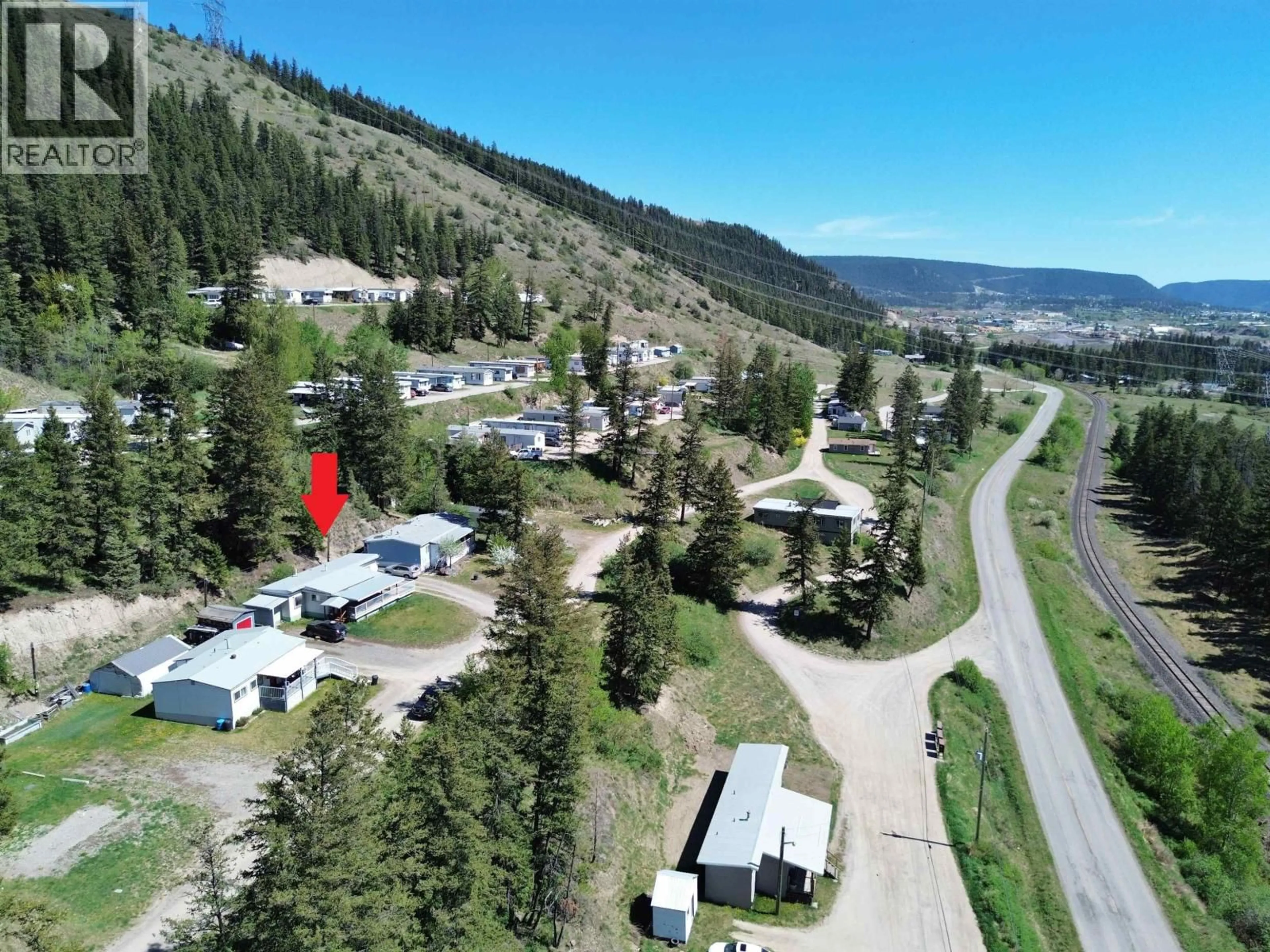 A pic from outside/outdoor area/front of a property/back of a property/a pic from drone, mountain view for 17 - 560 SODA CREEK ROAD, Williams Lake British Columbia V2G5E7