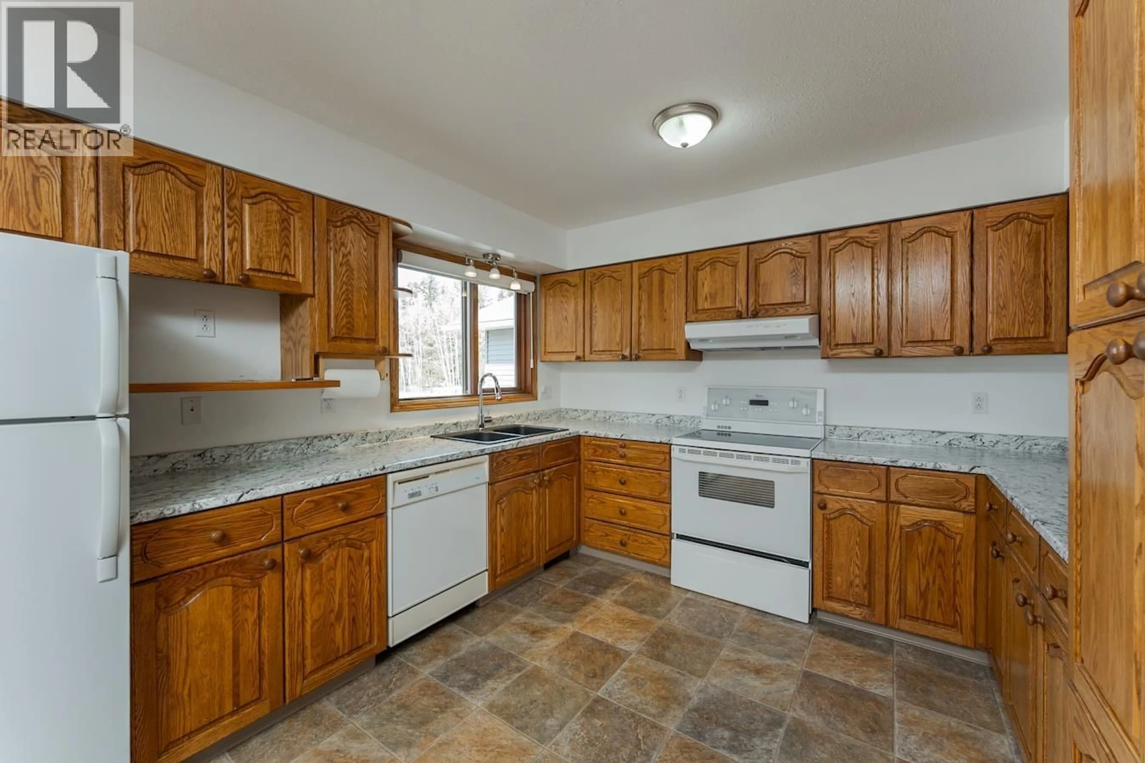 Standard kitchen, ceramic/tile floor for 4642 MARTIN ROAD, Prince George British Columbia V2K2K1