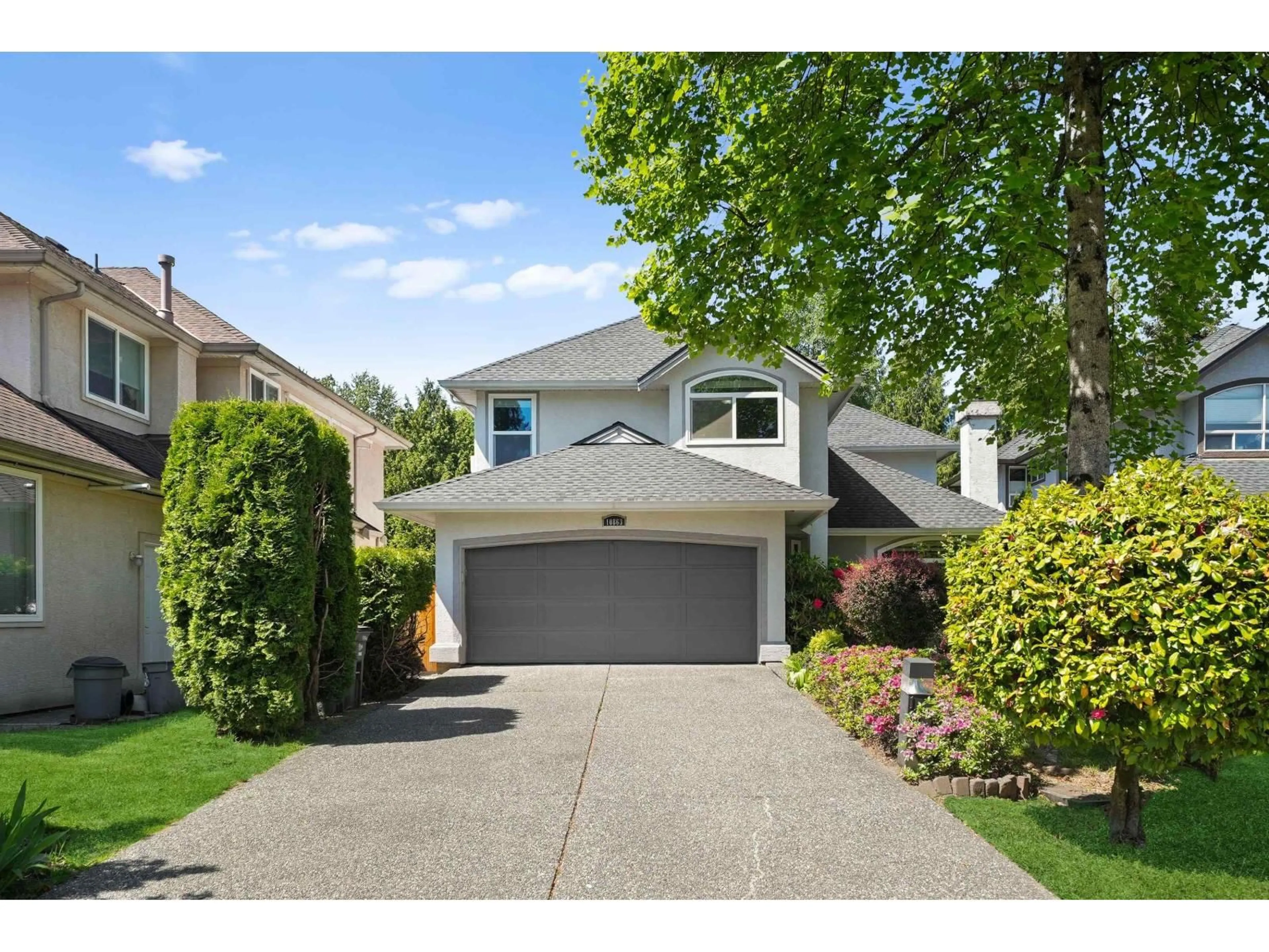 Home with vinyl exterior material, street for 10863 161B STREET, Surrey British Columbia V4N1P1