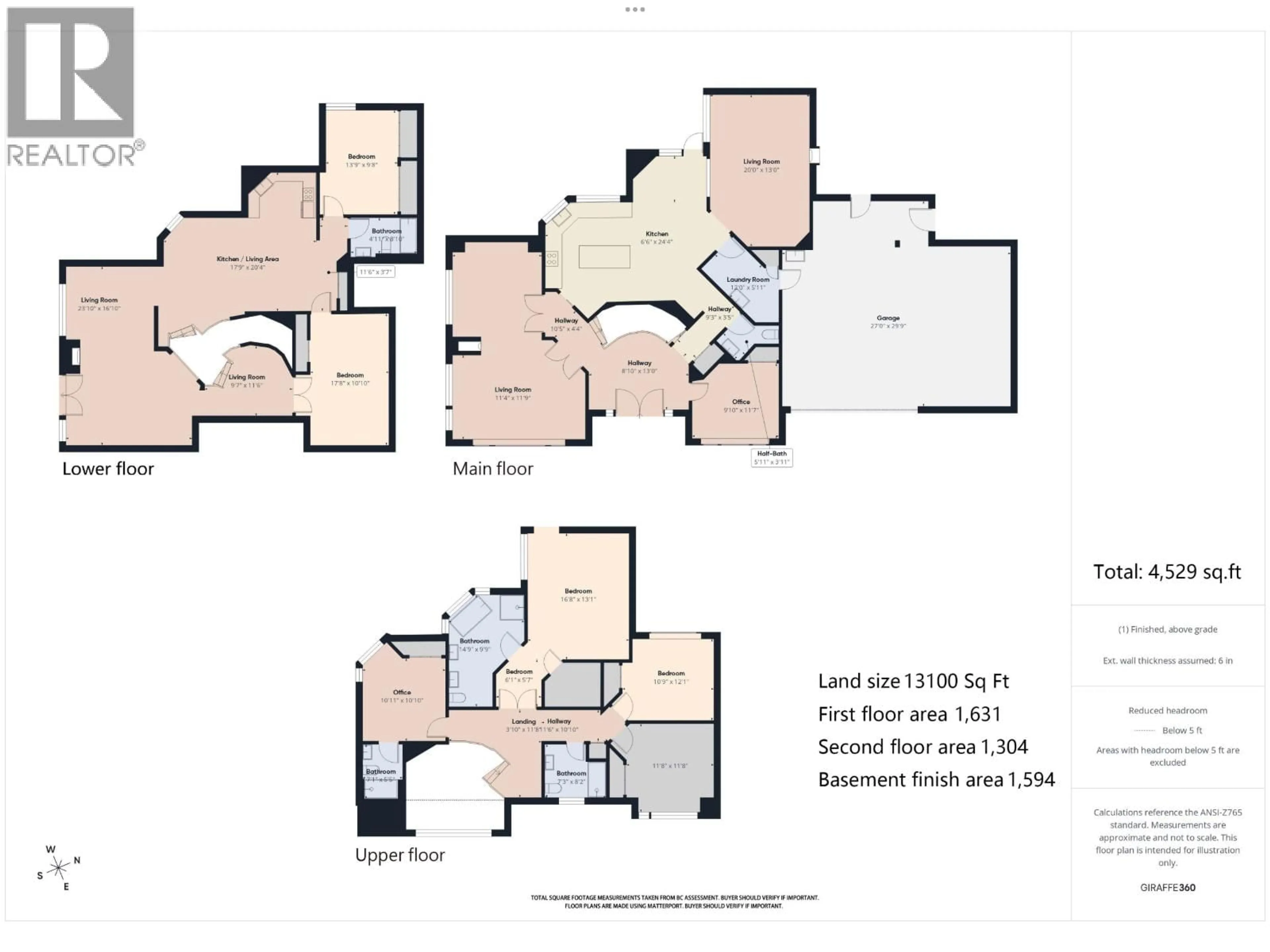 Floor plan for 3022 PLATEAU BOULEVARD, Coquitlam British Columbia V3E2W7