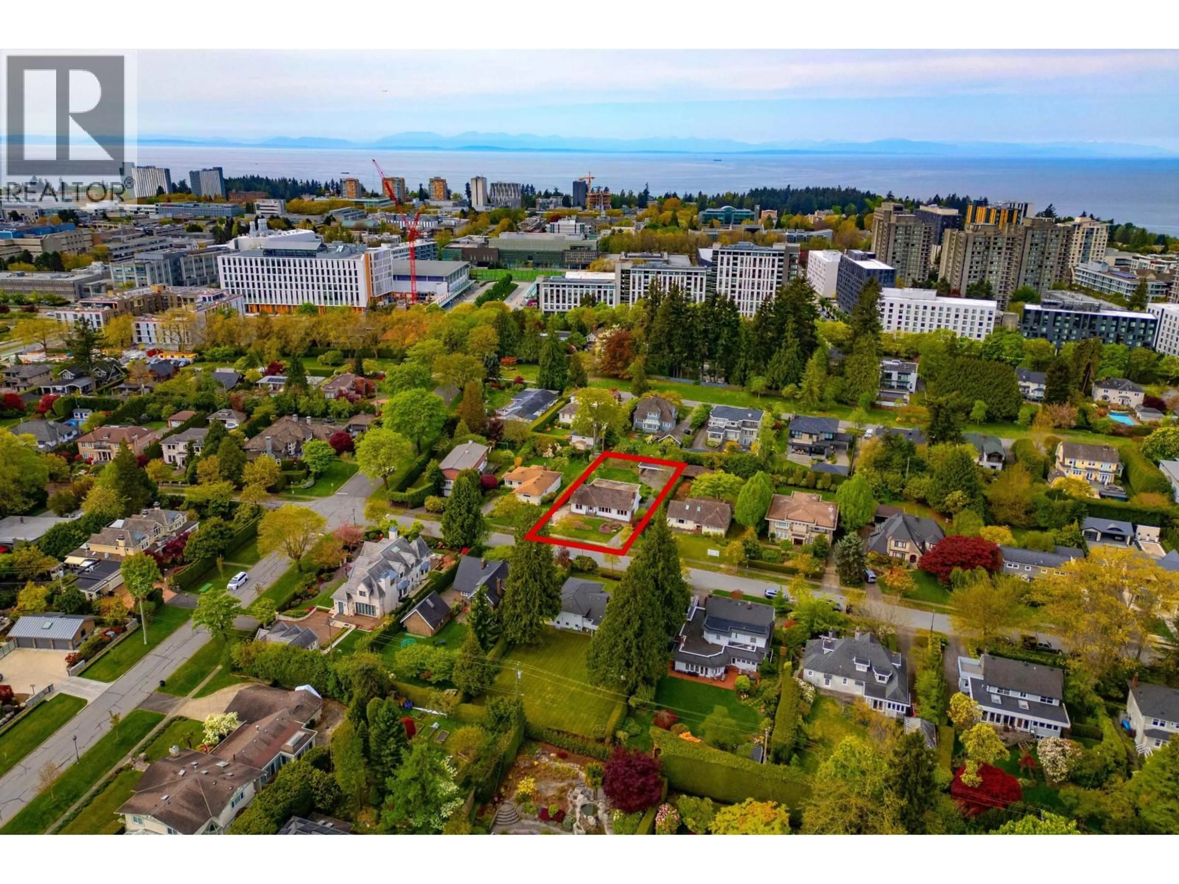 A pic from outside/outdoor area/front of a property/back of a property/a pic from drone, unknown for 1871 ALLISON ROAD, Vancouver British Columbia V6T1T1