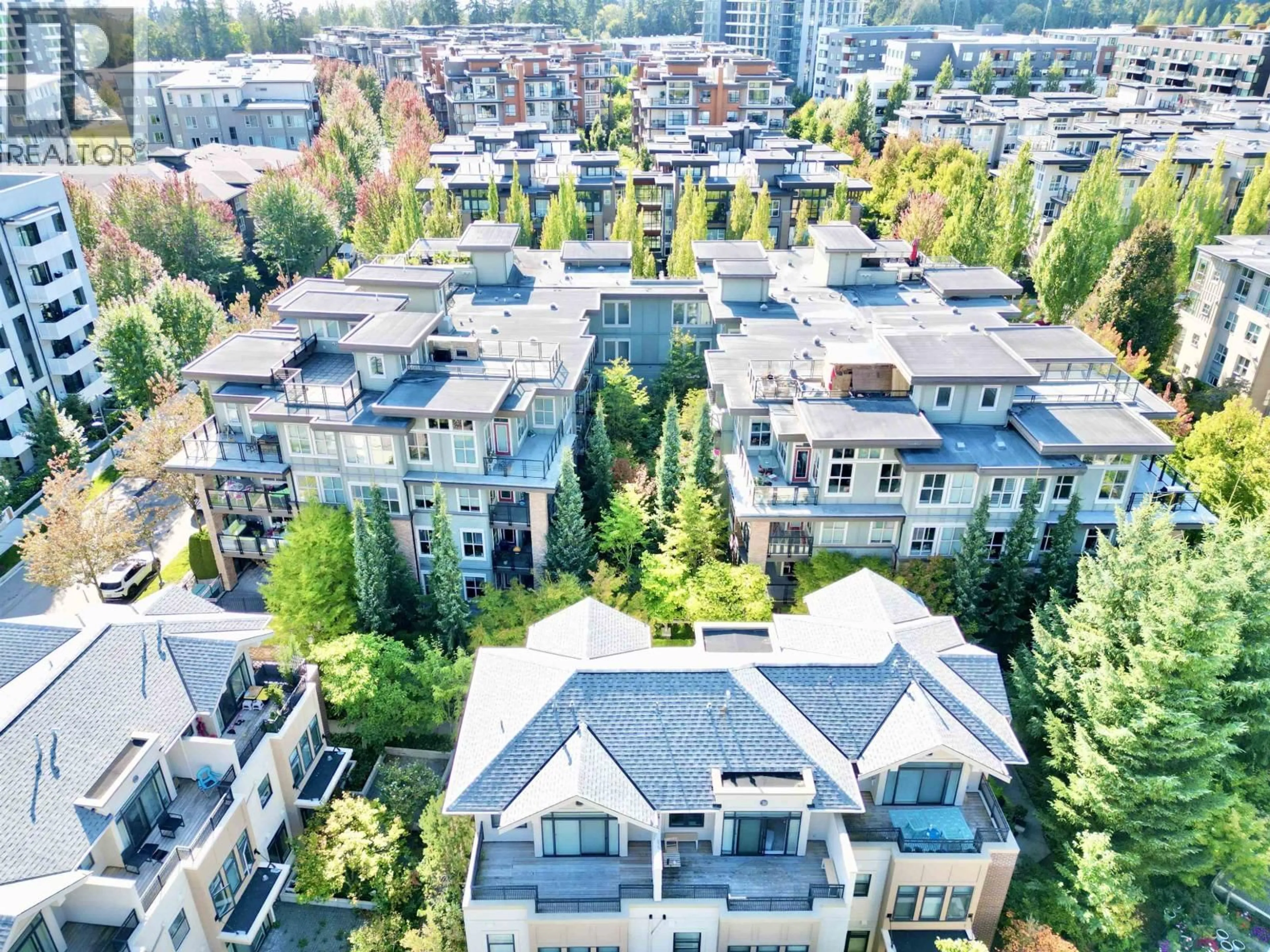 A pic from outside/outdoor area/front of a property/back of a property/a pic from drone, city buildings view from balcony for 212 - 3478 WESBROOK MALL, Vancouver British Columbia V6S0B6