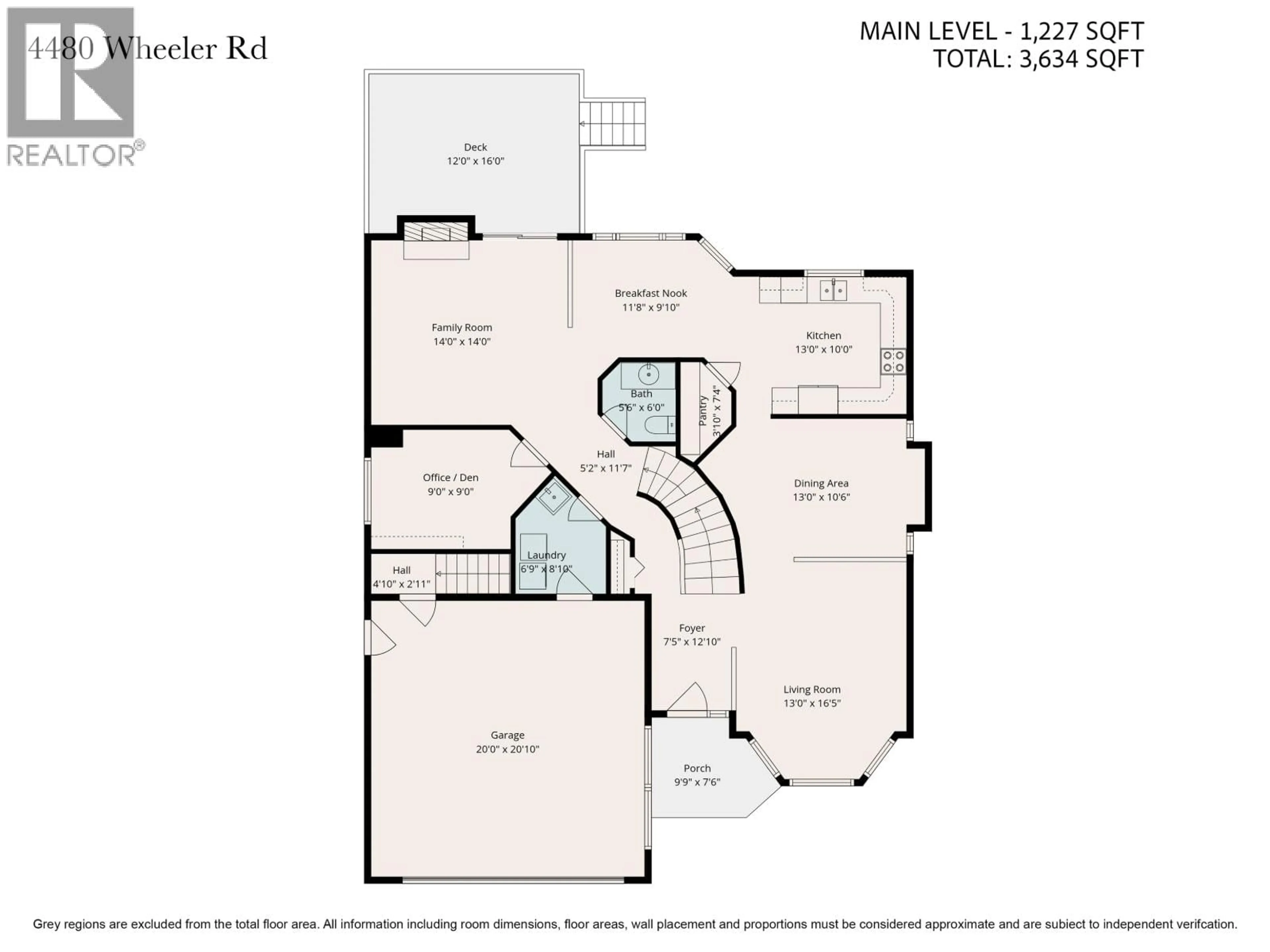 Floor plan for 4480 WHEELER ROAD, Prince George British Columbia V2N5H7