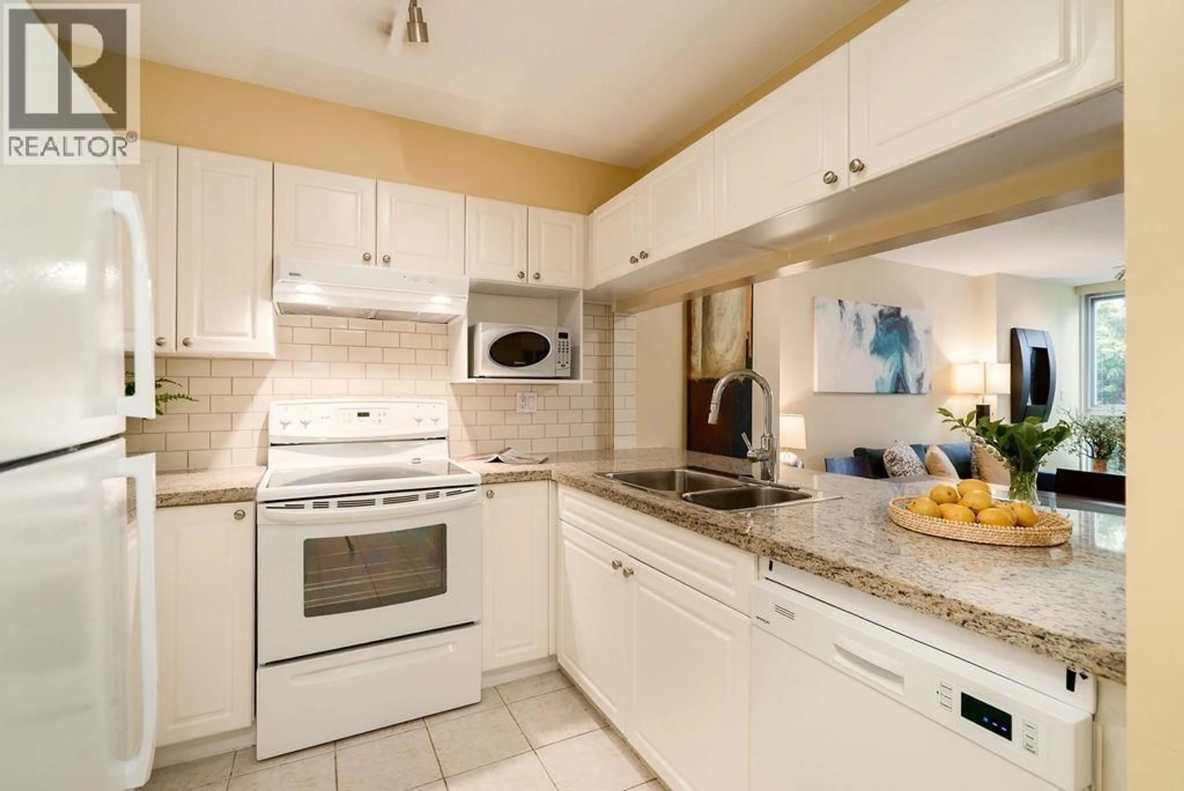 Standard kitchen, ceramic/tile floor for 106 - 5860 DOVER CRESCENT, Richmond British Columbia V7C5S6