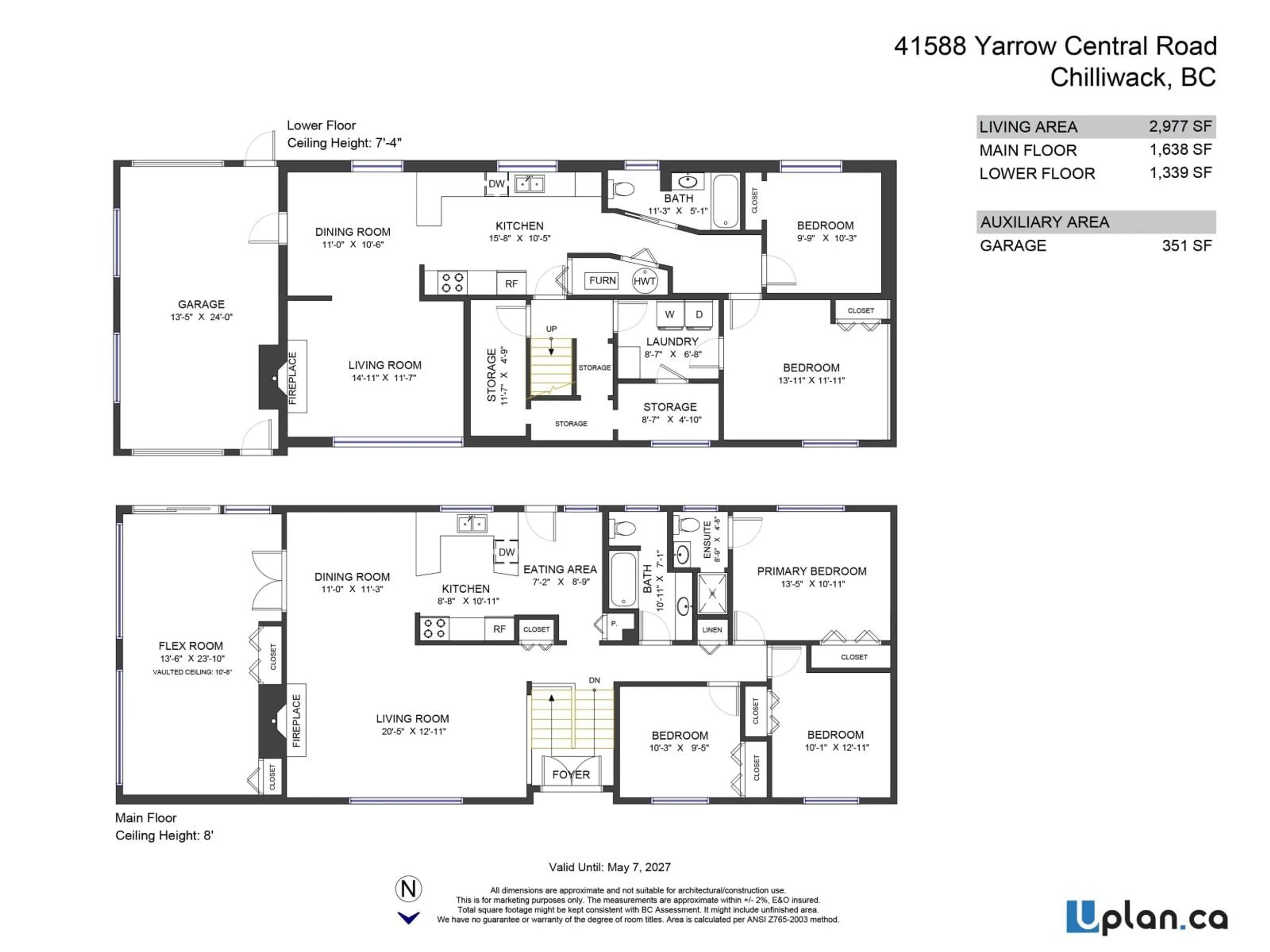 Floor plan for 41588 YARROW CENTRAL ROAD, Yarrow British Columbia V2R5G4