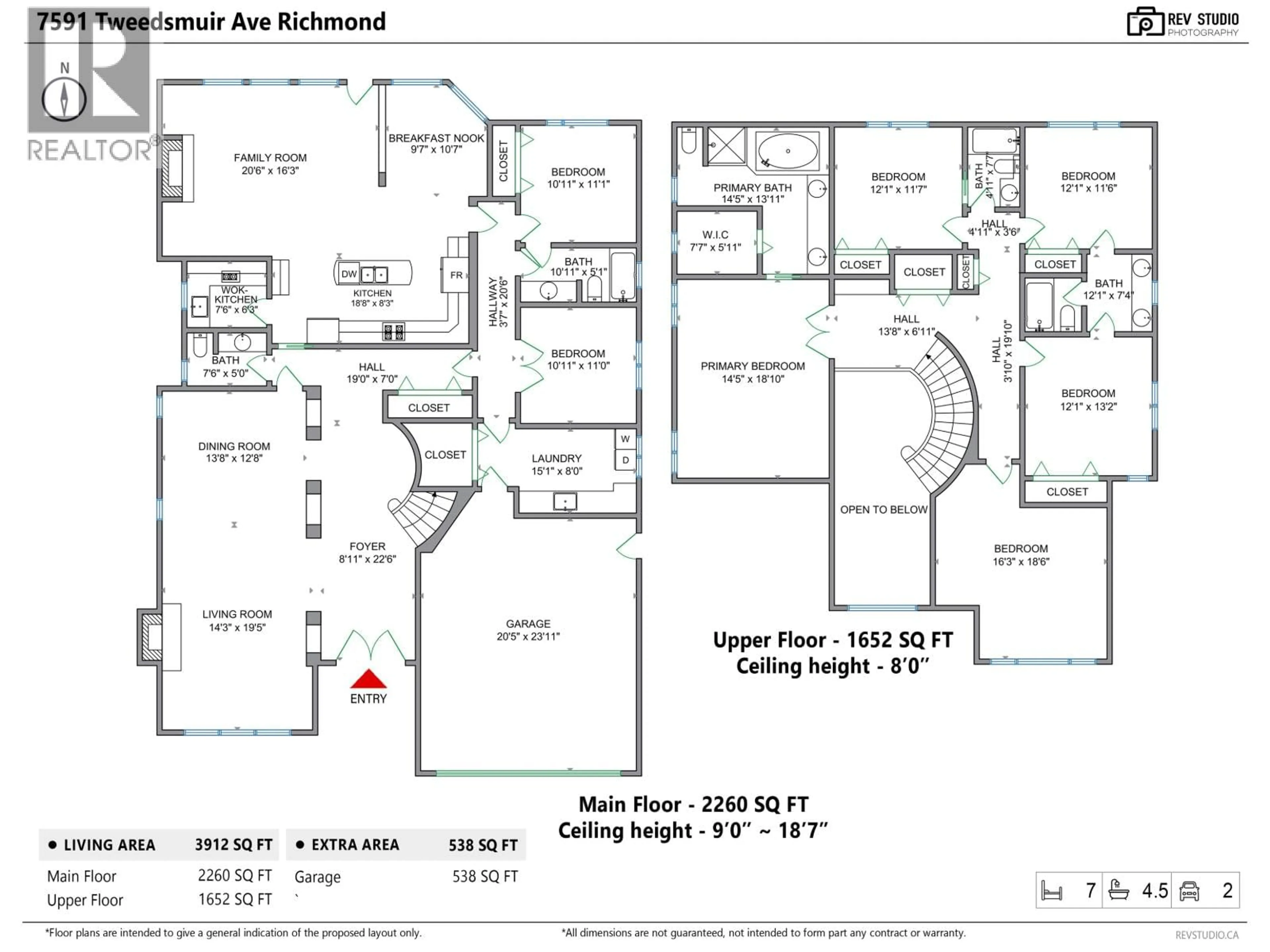 Floor plan for 7591 TWEEDSMUIR AVENUE, Richmond British Columbia V7A1L1