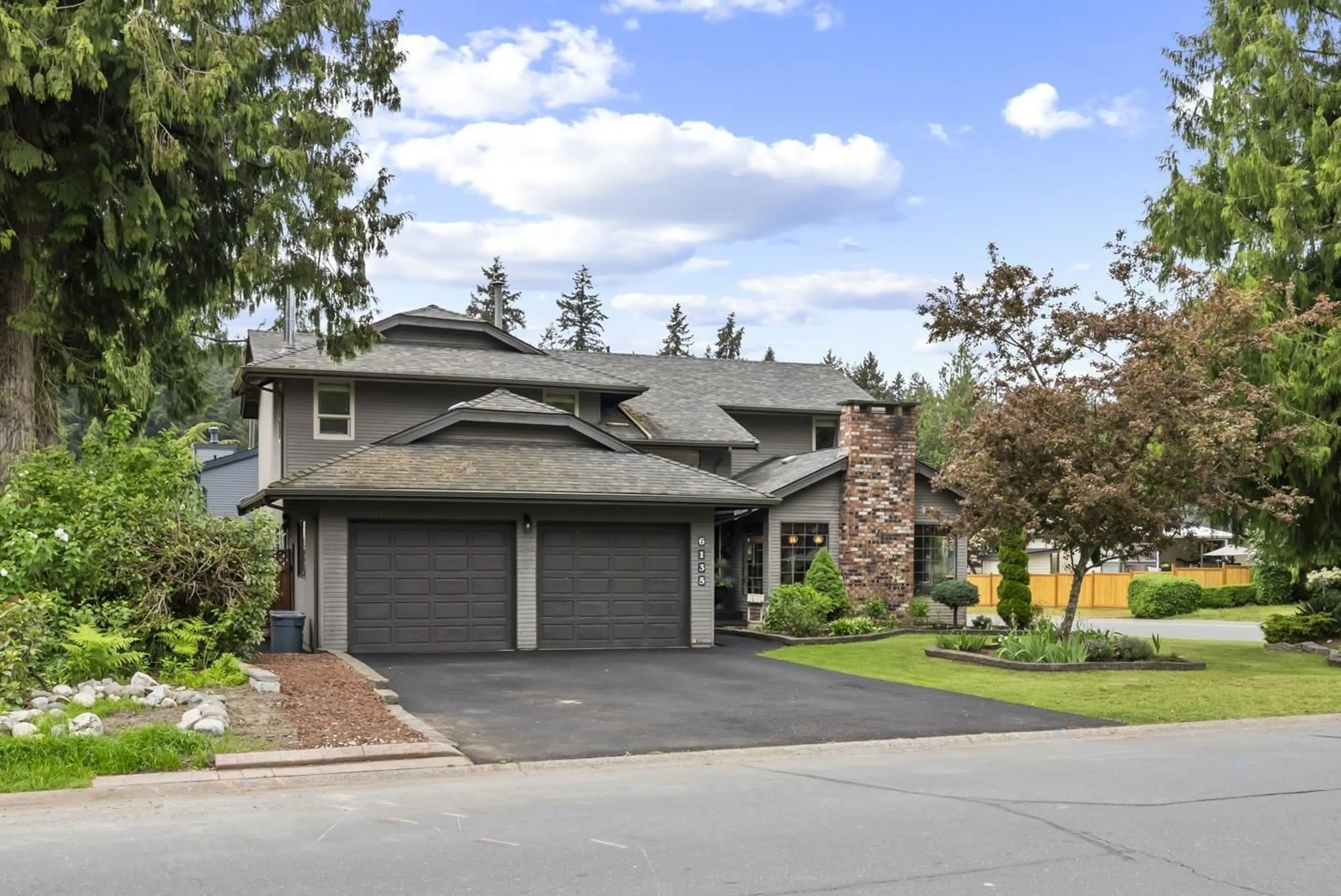 Home with brick exterior material, street for 6135 SUNWOOD DRIVE, Delta British Columbia V4E2X5