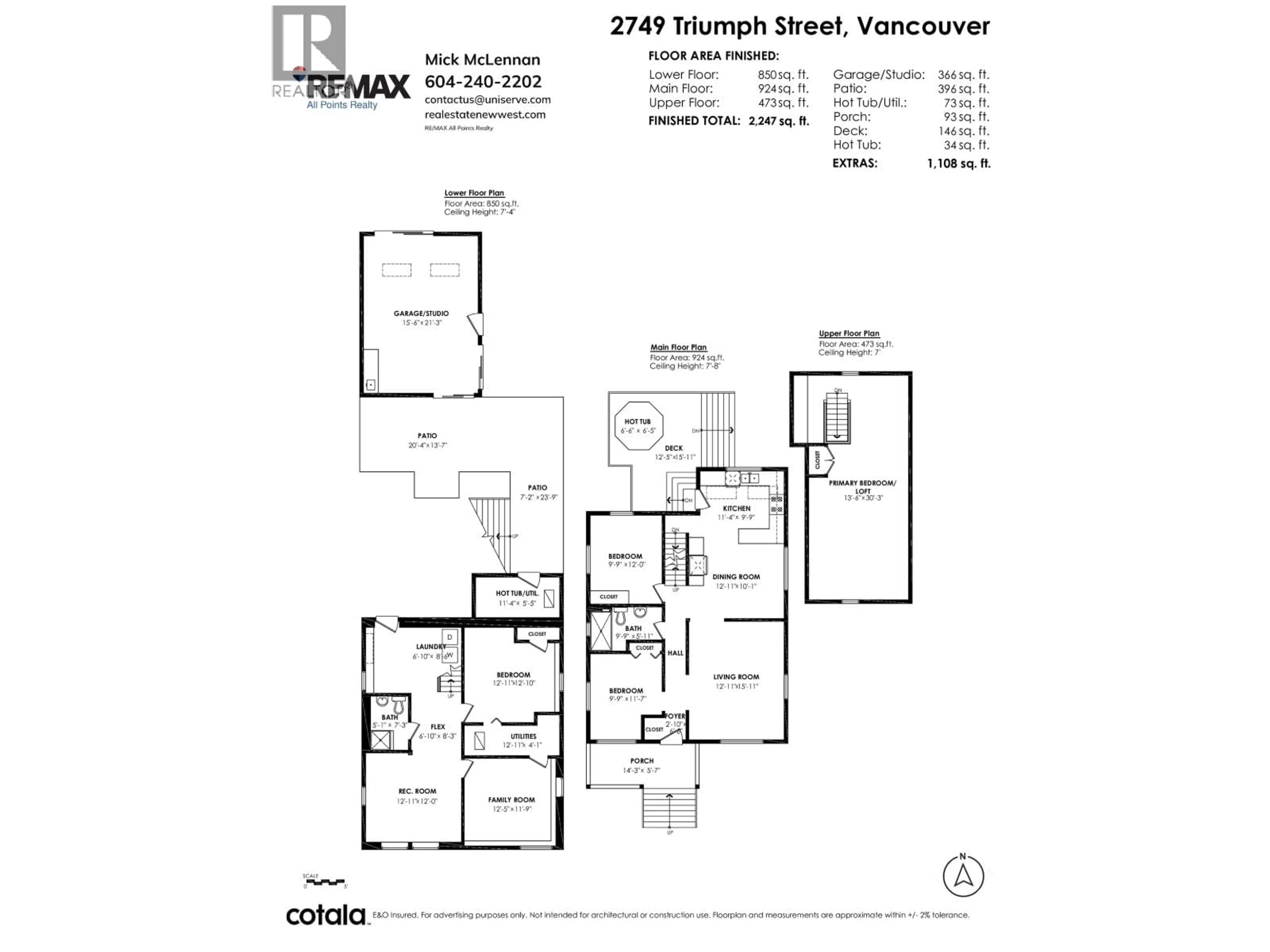 Floor plan for 2749 TRIUMPH STREET, Vancouver British Columbia V5K1T3