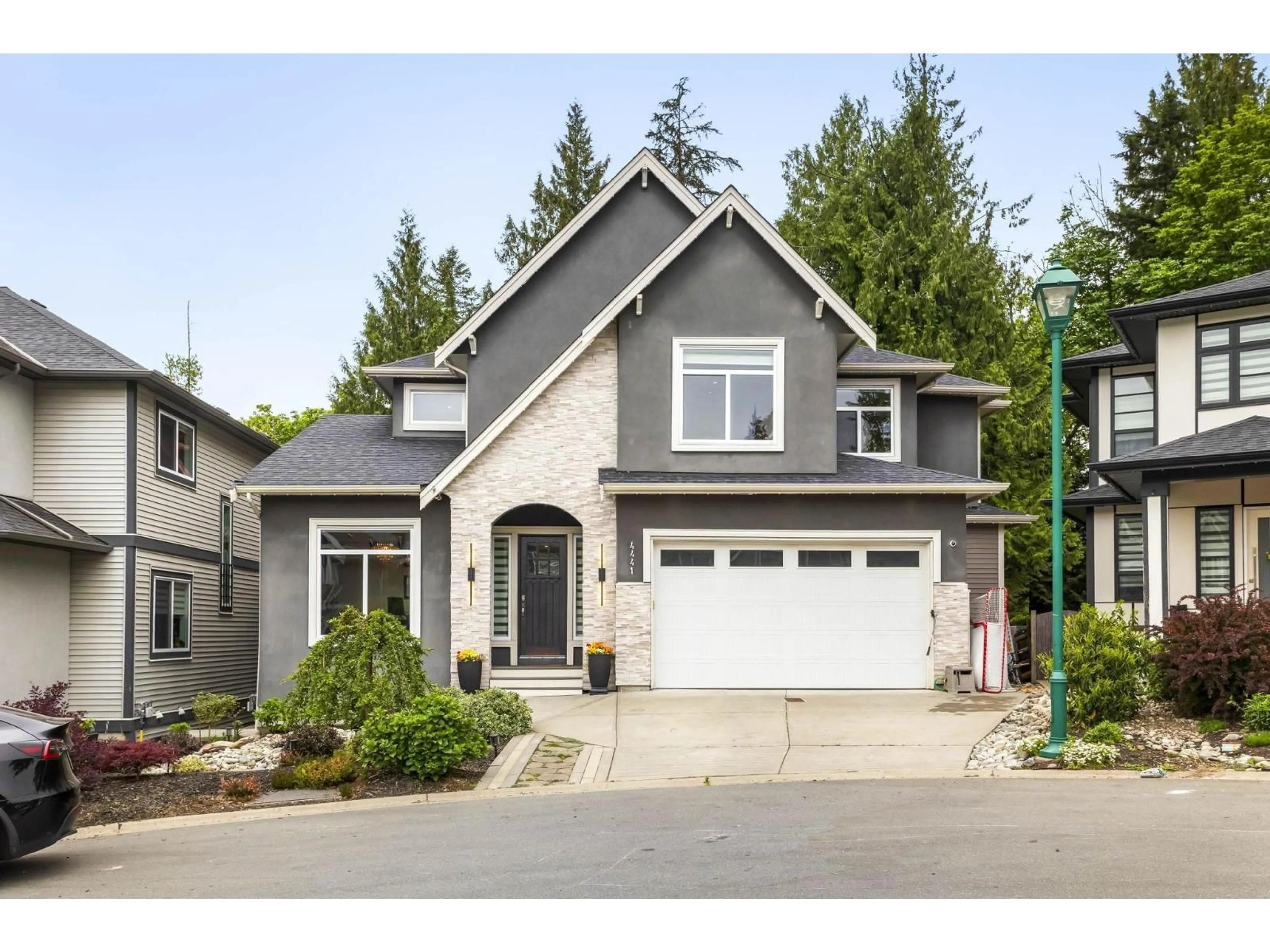 Home with vinyl exterior material, street for 4441 EMILY CARR PLACE, Abbotsford British Columbia V2T6X4