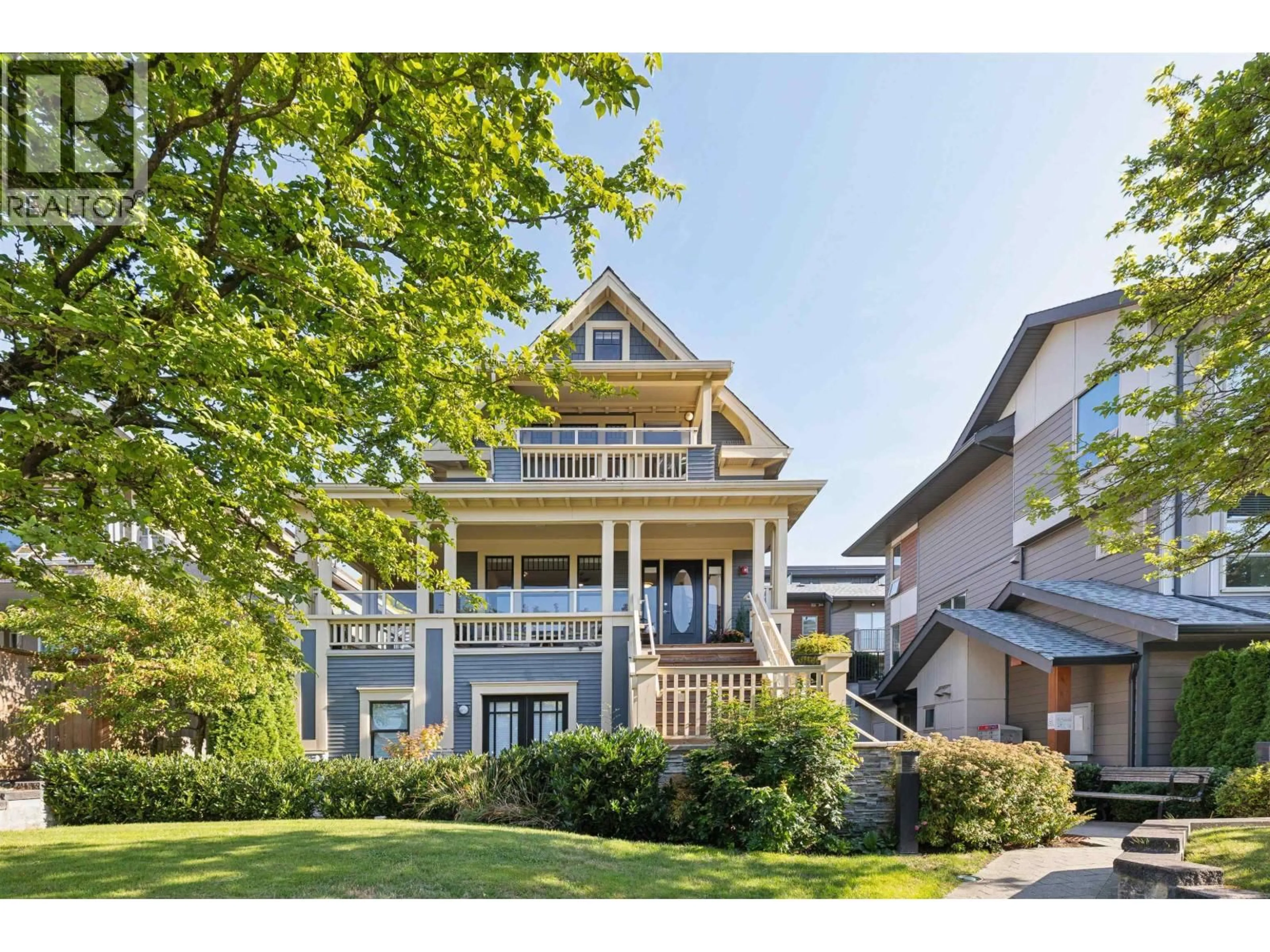 Home with vinyl exterior material, street for 1 & 2 - 244 5TH STREET, North Vancouver British Columbia V7L1L7
